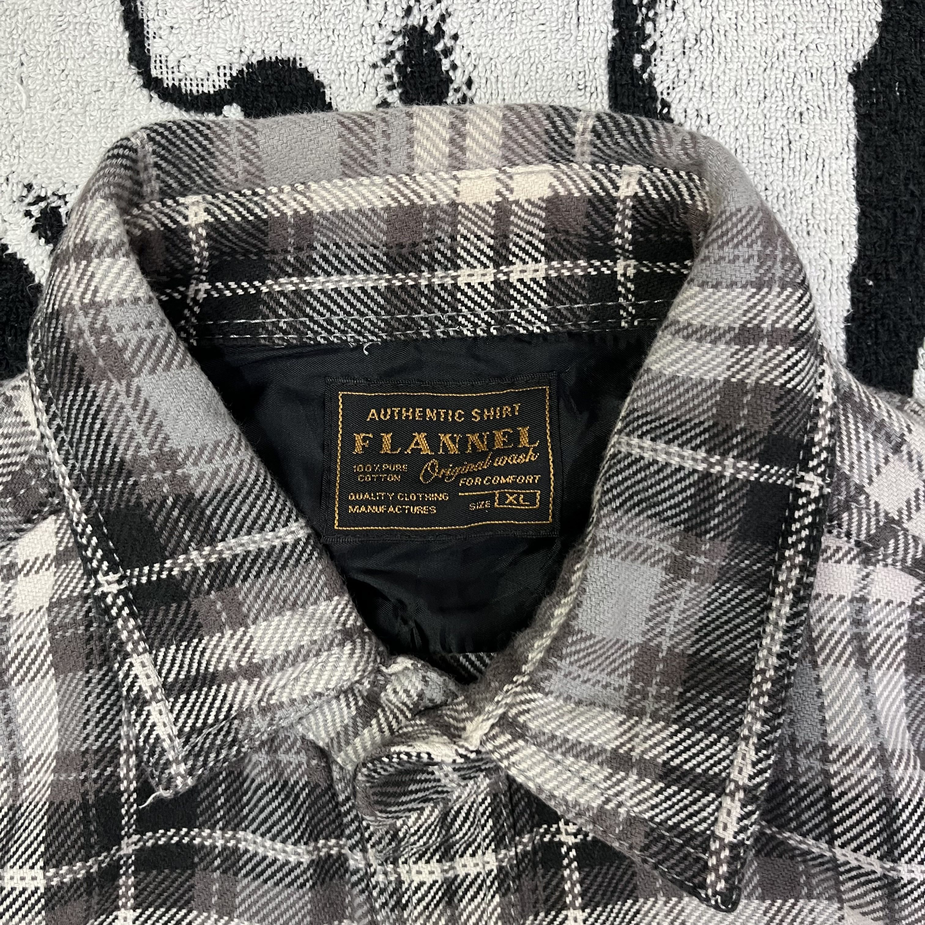 Flannel × Uniqlo Kurt Cobain Style uniqlo flannel long sleeve shirt Size US XL / EU 56 / 4 - 3 Thumbnail