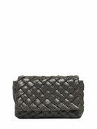 Bottega Veneta Small Rumple Leather Messenger Bag gray Size ONE SIZE - 1 Thumbnail