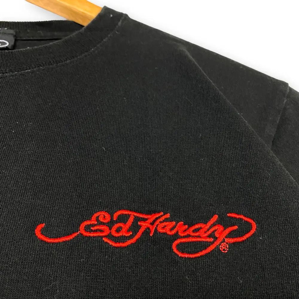 Ed Hardy ED HARDY LOVE KILLS SLOWLY SKULL TATTOO TEE Size L / US 10 / IT 46 - 5 Thumbnail