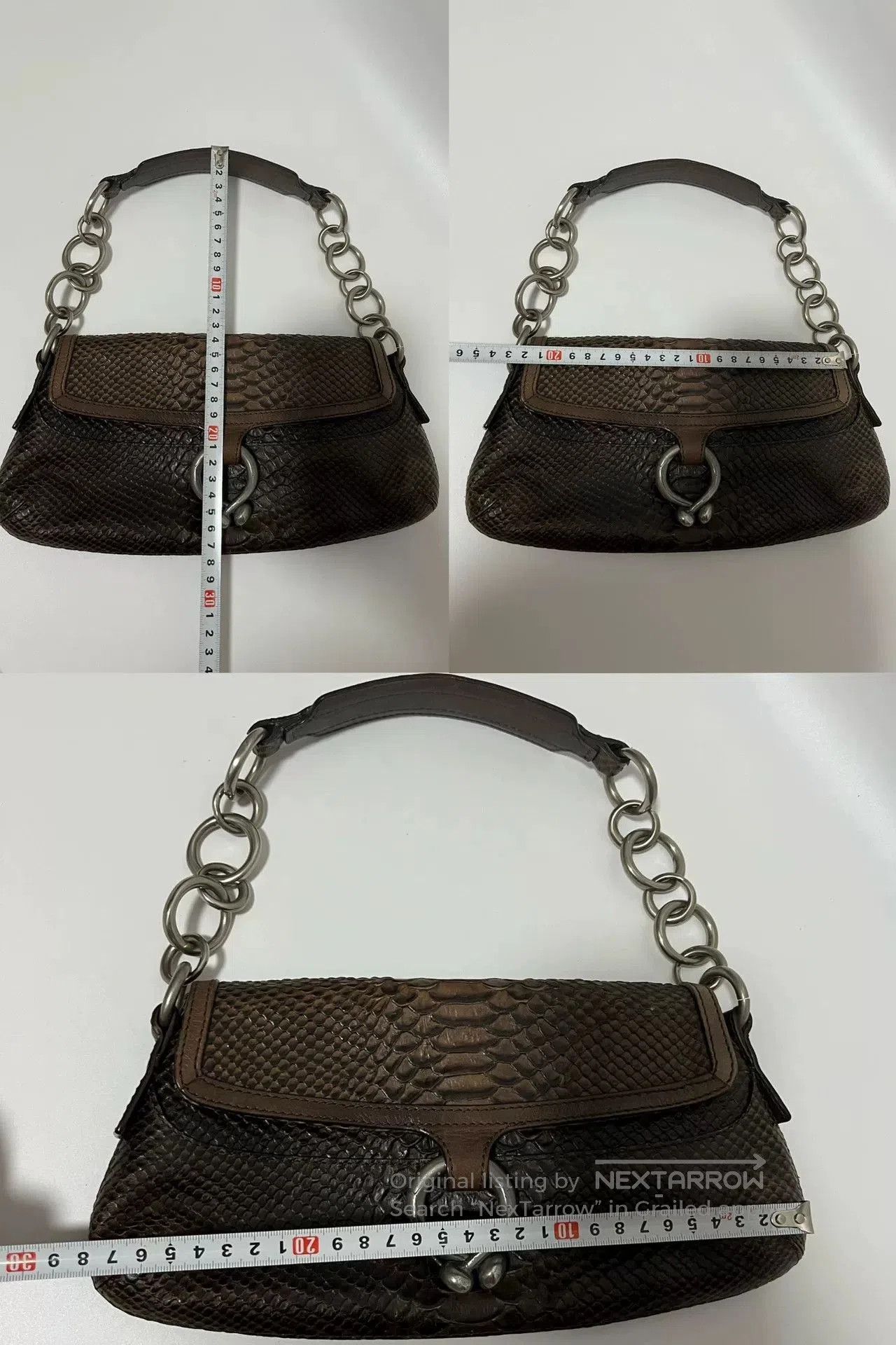 Kenzo Kenzo Snakeskin Underarm Bag. Size ONE SIZE - 8 Thumbnail
