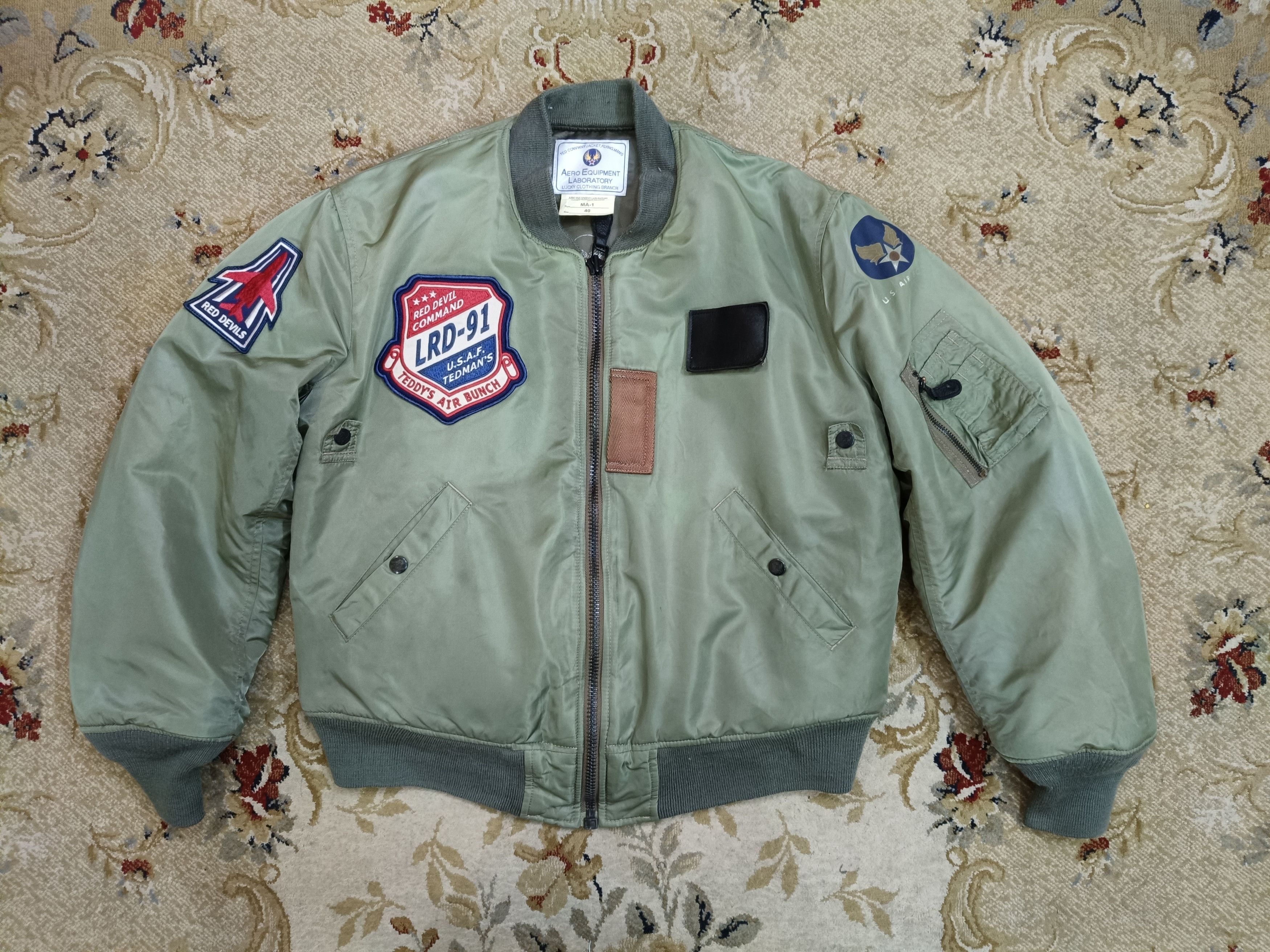 Tedman Ted Company Us Air Force Bomber Jacket Size US XXS / EU 40 - 1 Thumbnail