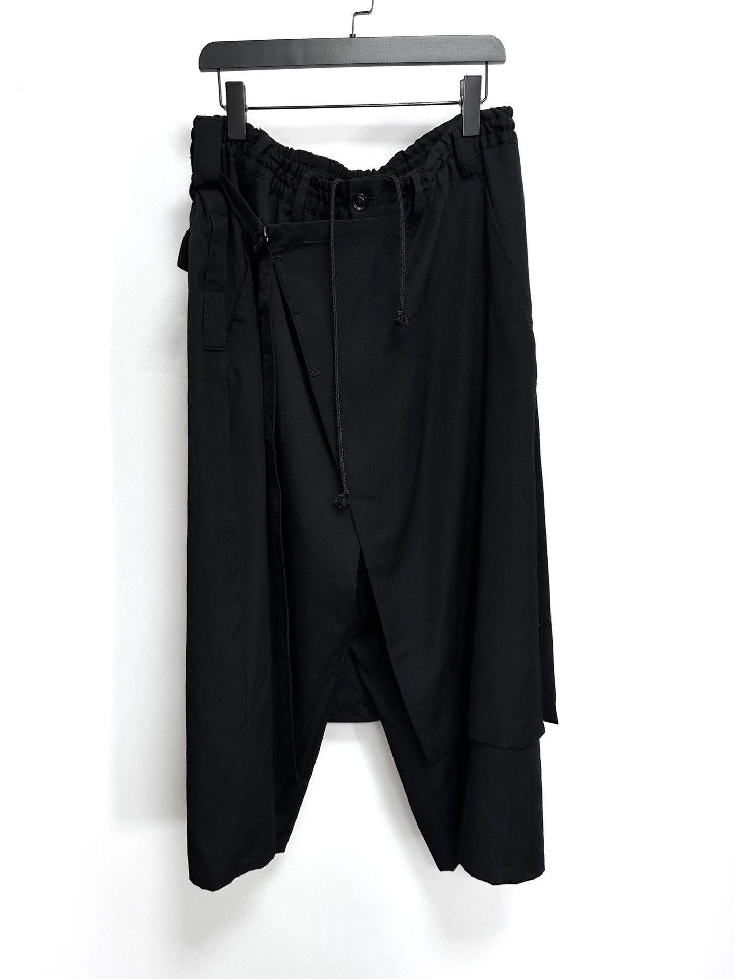 Yohji Yamamoto Yohji Yamamoto 16AW Decon Wide-Leg Skirt-Pants Size US 34 / EU 50 - 2 Thumbnail