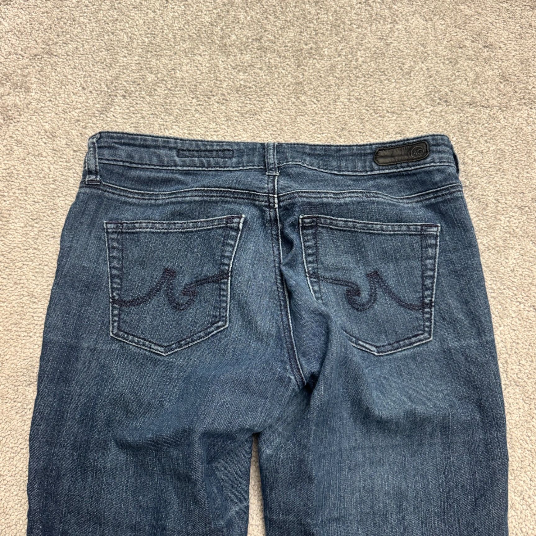 Denime AG Adriano Goldschmied Jeans Womens 30x30 Blue The Legging Super Skinny Dark Denim City Streetwear Womens Size 30" / US 8 / IT 44 - 3 Thumbnail