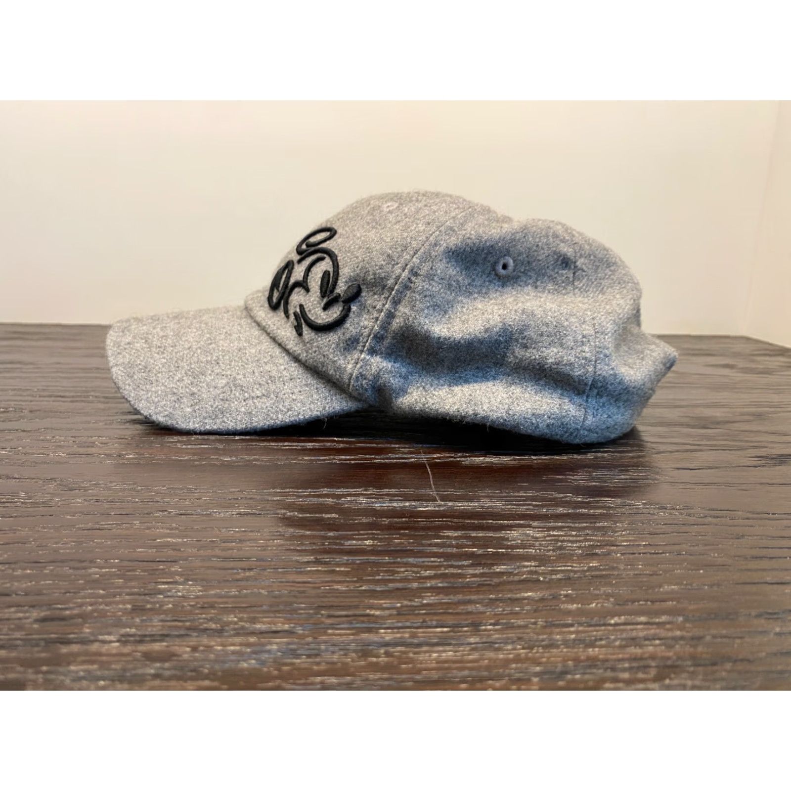 Vintage Mickey Mouse Hat Mens One Size Gray Wool Blend Strapback Disney Parks Adjustable Size ONE SIZE - 4 Thumbnail