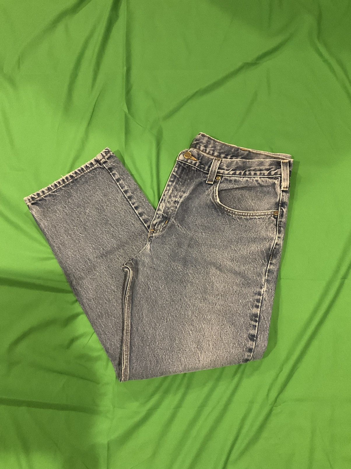 Carhartt × Vintage Vintage Carhartt Navy denim jeans Size US 33 - 1 Thumbnail
