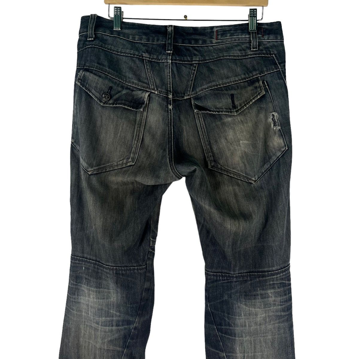 Marithe + Francois Girbaud 🔥Rare Distressed Denim Biker Jeans Marithe Francois Girbaud Size US 36 / EU 52 - 9 Thumbnail