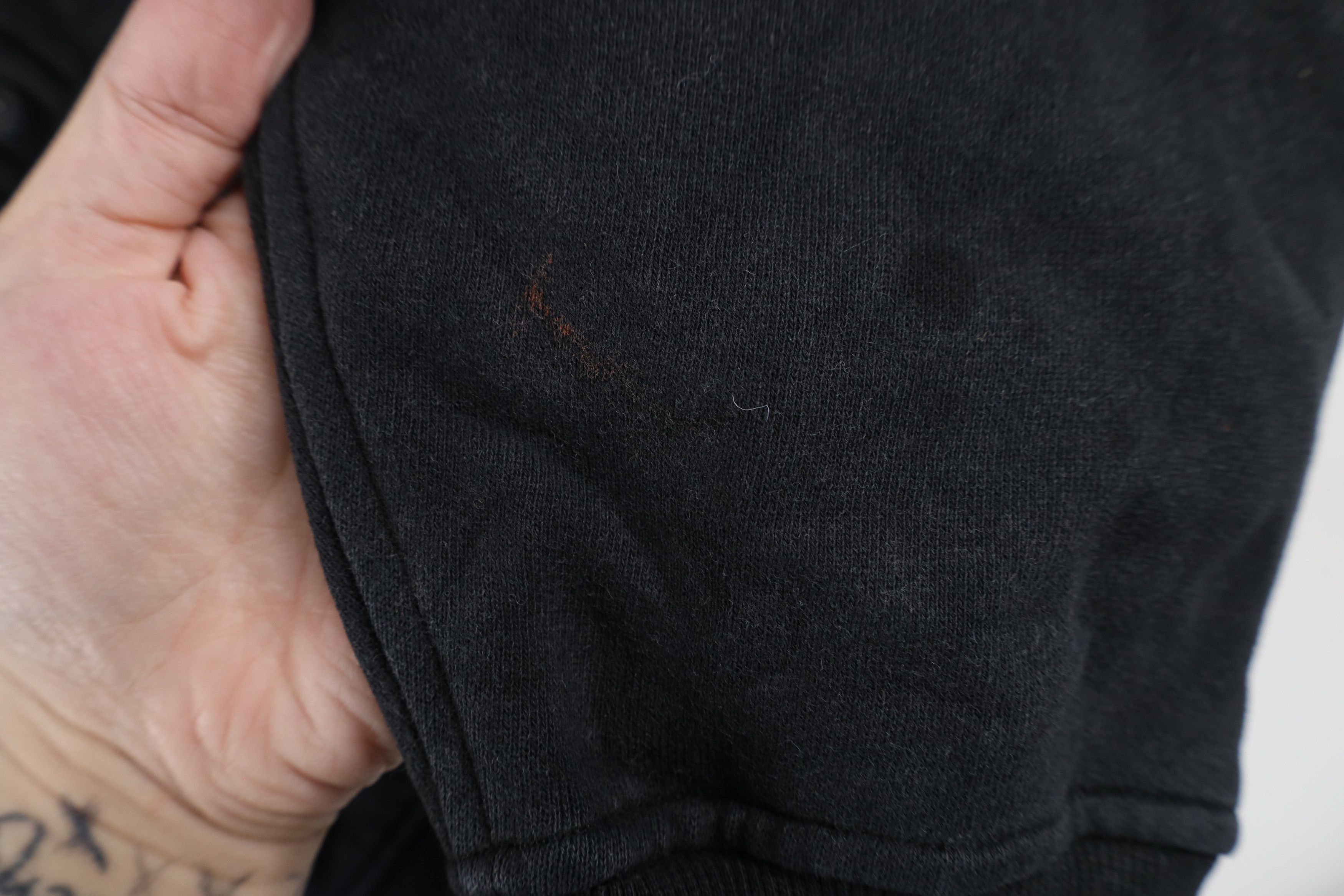 Lululemon × Vintage Lululemon Distressed Heavyweight Cropped Scuba Hoodie Black Size XS / US 0-2 / IT 36-38 - 11 Thumbnail