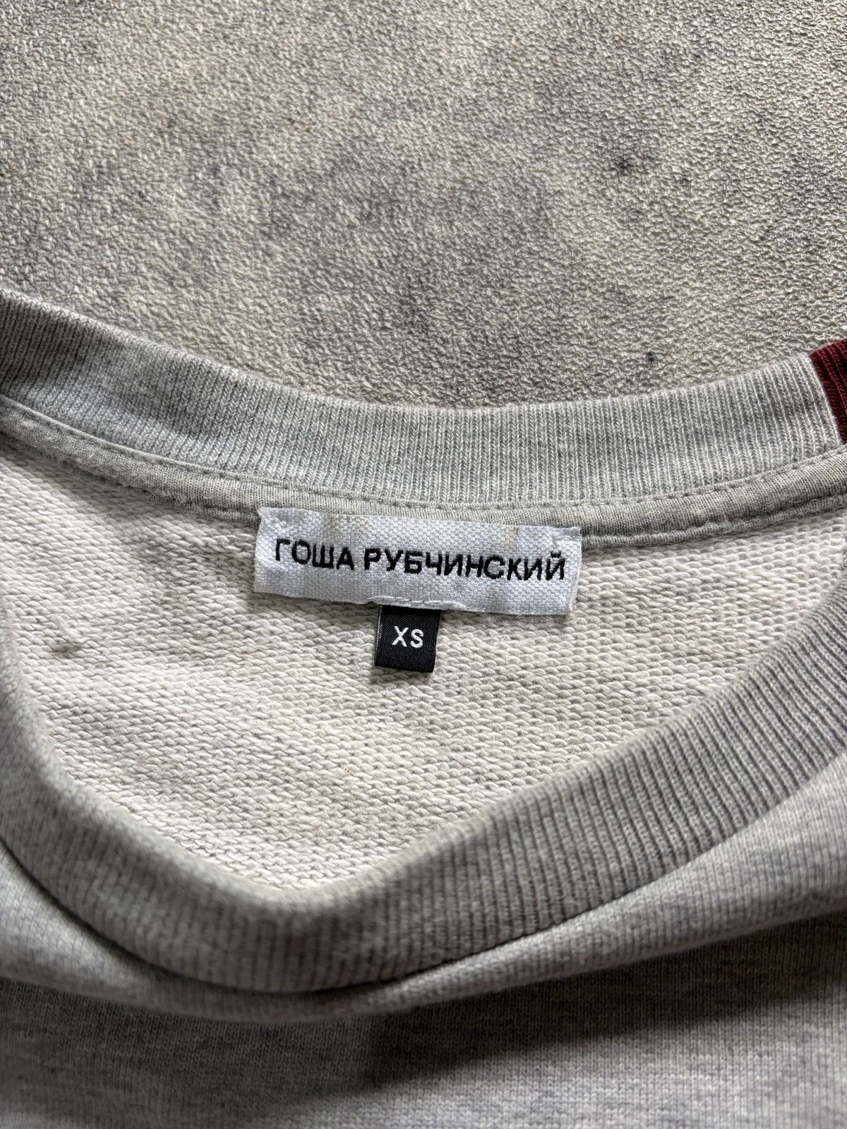 Gosha Rubchinskiy 2018 Gosha Rubchinskiy Split Crewneck Size US XS / EU 42 / 0 - 4 Thumbnail
