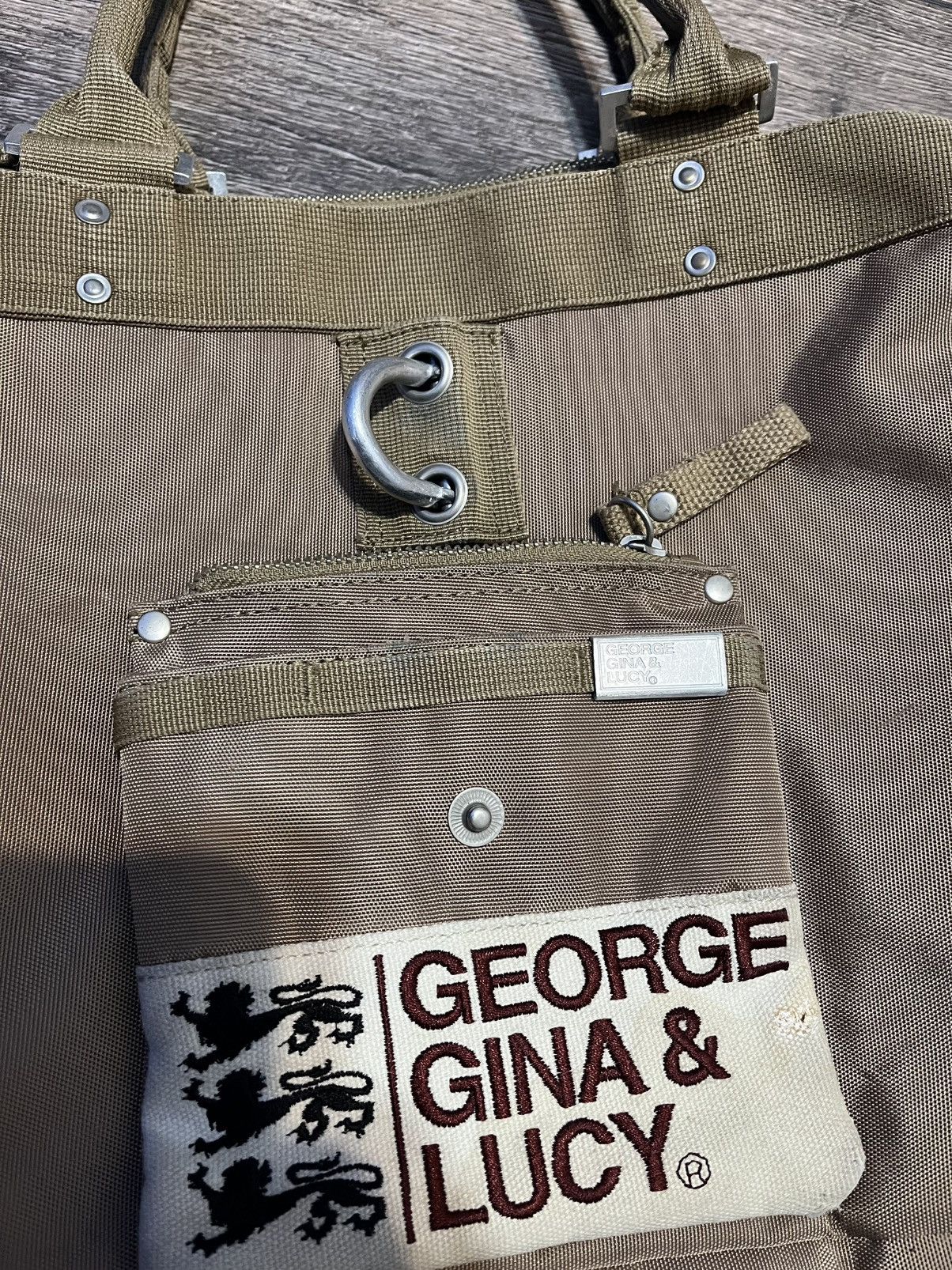George Gina & Lucy George Gina & Lucy GGL Miss Perfect Beige Shoulder Hand Bag Size ONE SIZE - 6 Thumbnail