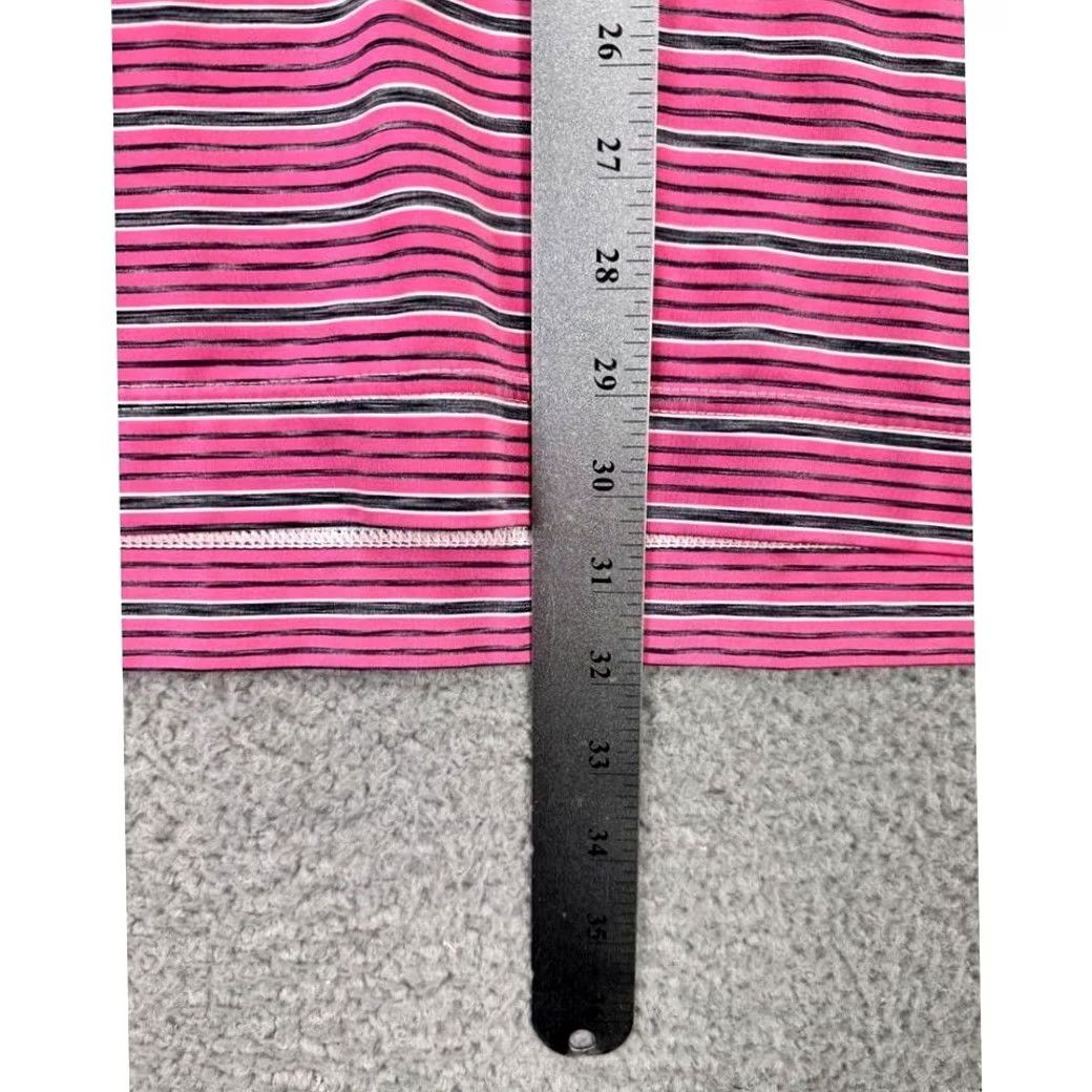 Footjoy FootJoy FJ Golf Polo Shirt Adult Large Pink Black Striped Mens Rugby Size US L / EU 52-54 / 3 - 8 Thumbnail