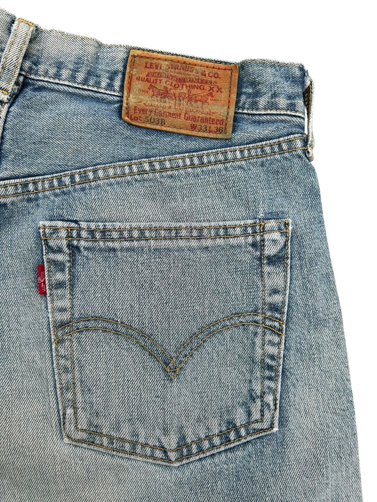 Kapital Vintage Levis Big E Selvedge Thrashed Denim Jeans Size US 32 / EU 48 - 12 Thumbnail