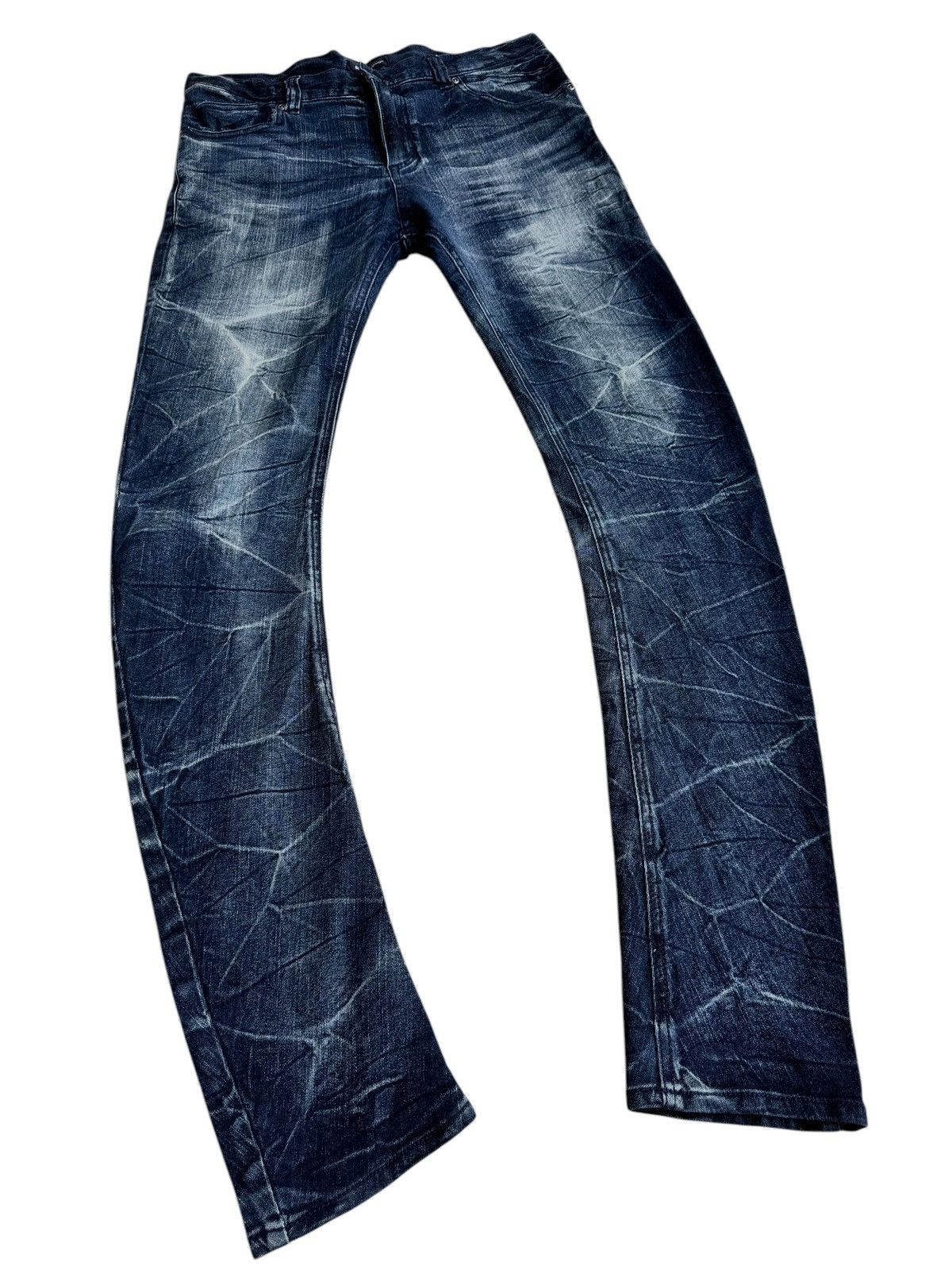 semanticdesign 🔥Vintage Japanese Brand Semantic Design Curve Leg slim Jeans Size US 31 - 1 Thumbnail