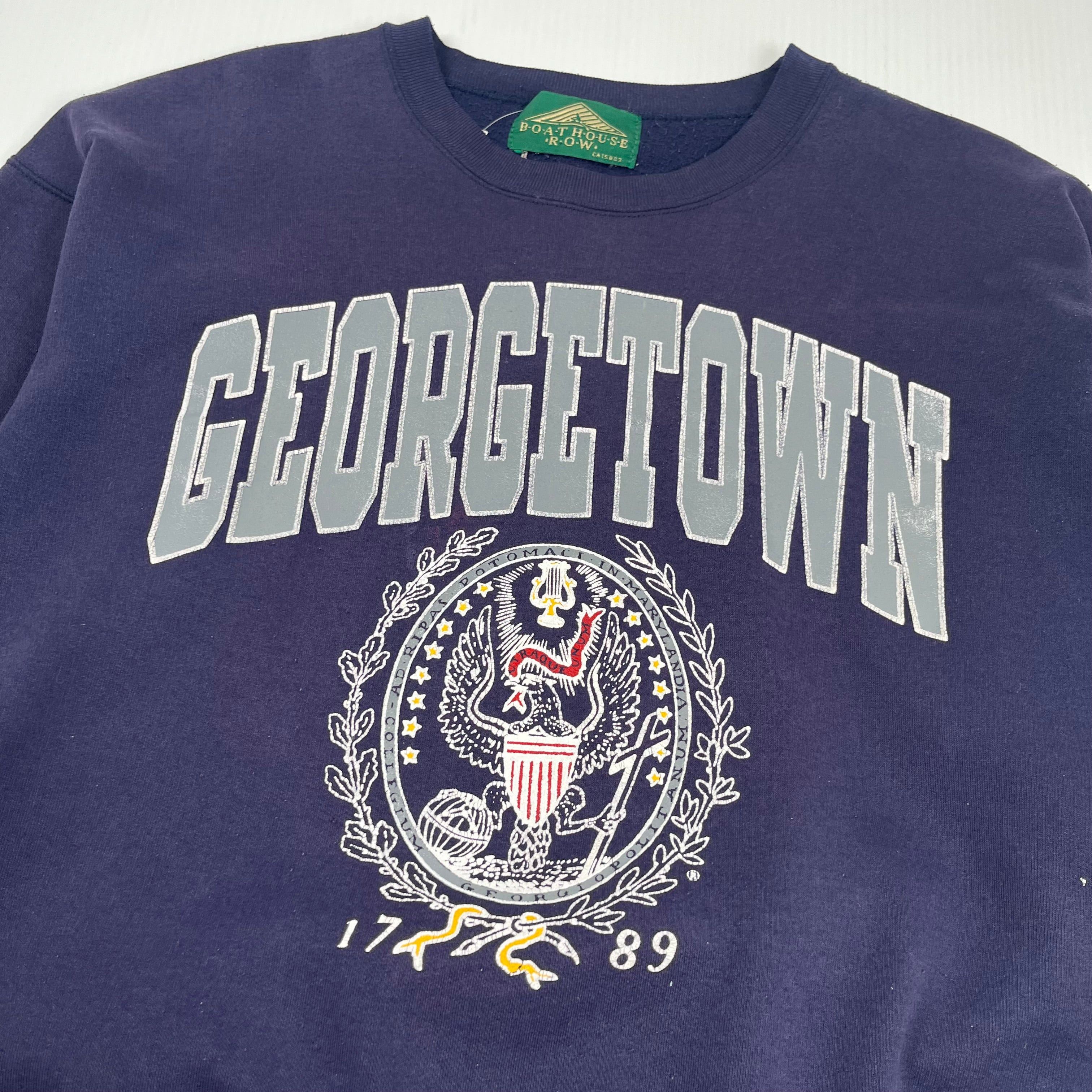 Vintage Vintage Georgetown University Graphic Crewneck M Size US M / EU 48-50 / 2 - 2 Thumbnail