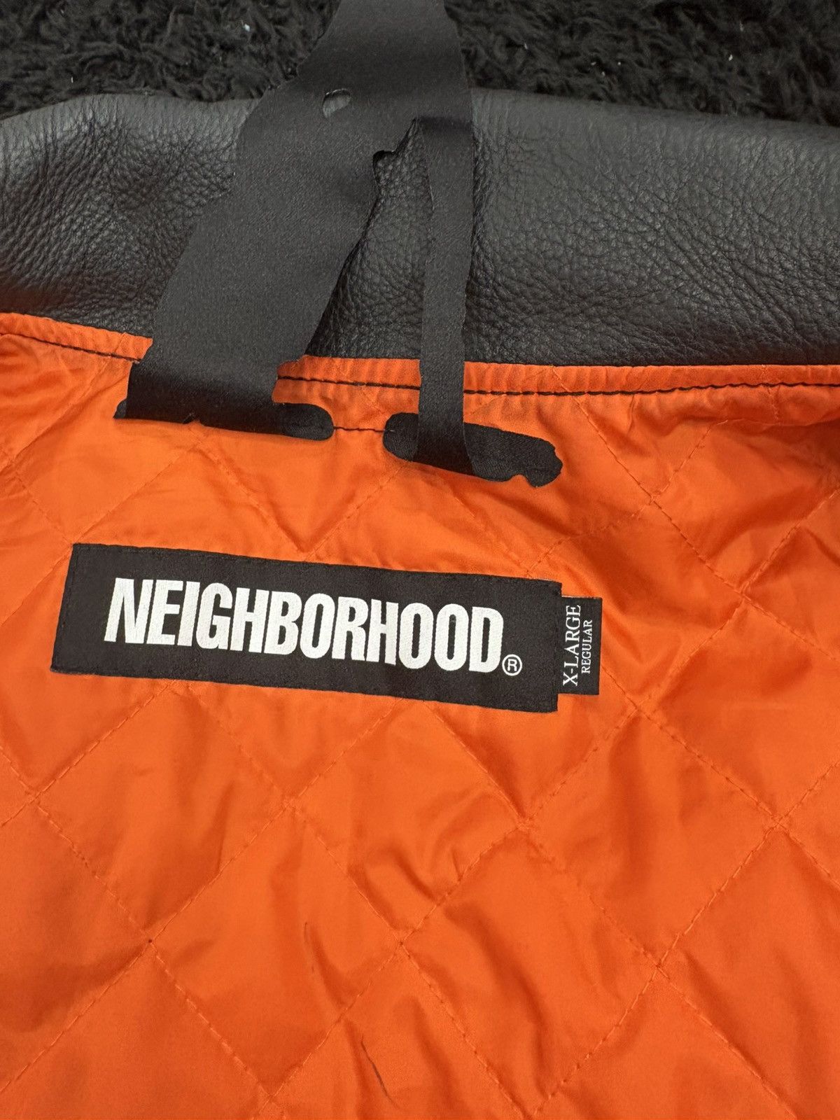 Neighborhood × Vlone Vlone X Neighborhood Leather Skeleton Biker Jacket Size US XL / EU 56 / 4 - 12 Thumbnail