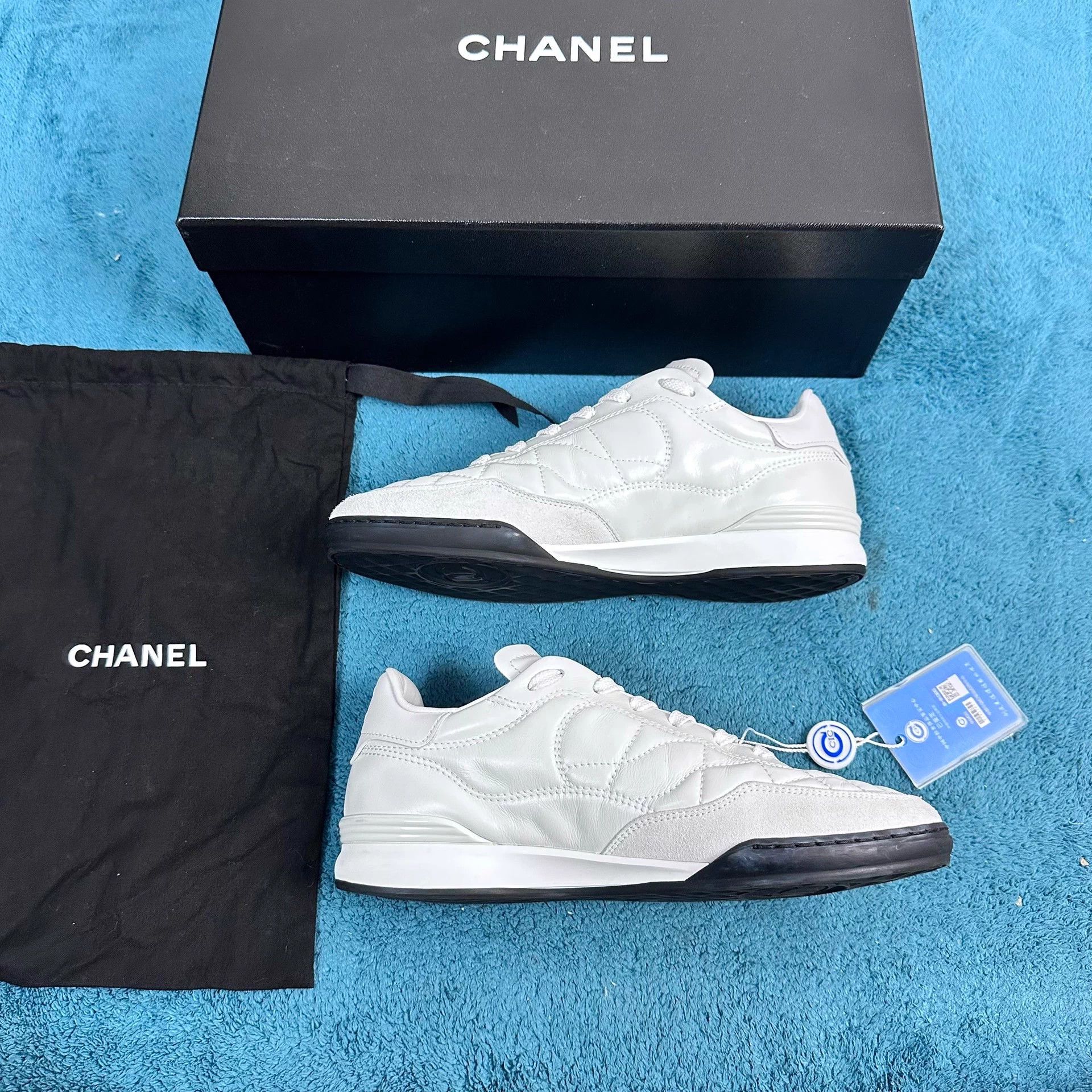 Chanel Chanel 25S German Trainer White 36.5 EU Size US 5.5 / IT 35.5 - 3 Thumbnail