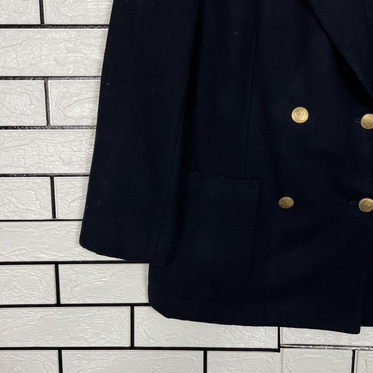 Christian Dior Monsieur CHRISTIAN DIOR SPORTS Double Breasted Wool Coat #4122-C187 Size L / US 10 / IT 46 - 5 Thumbnail