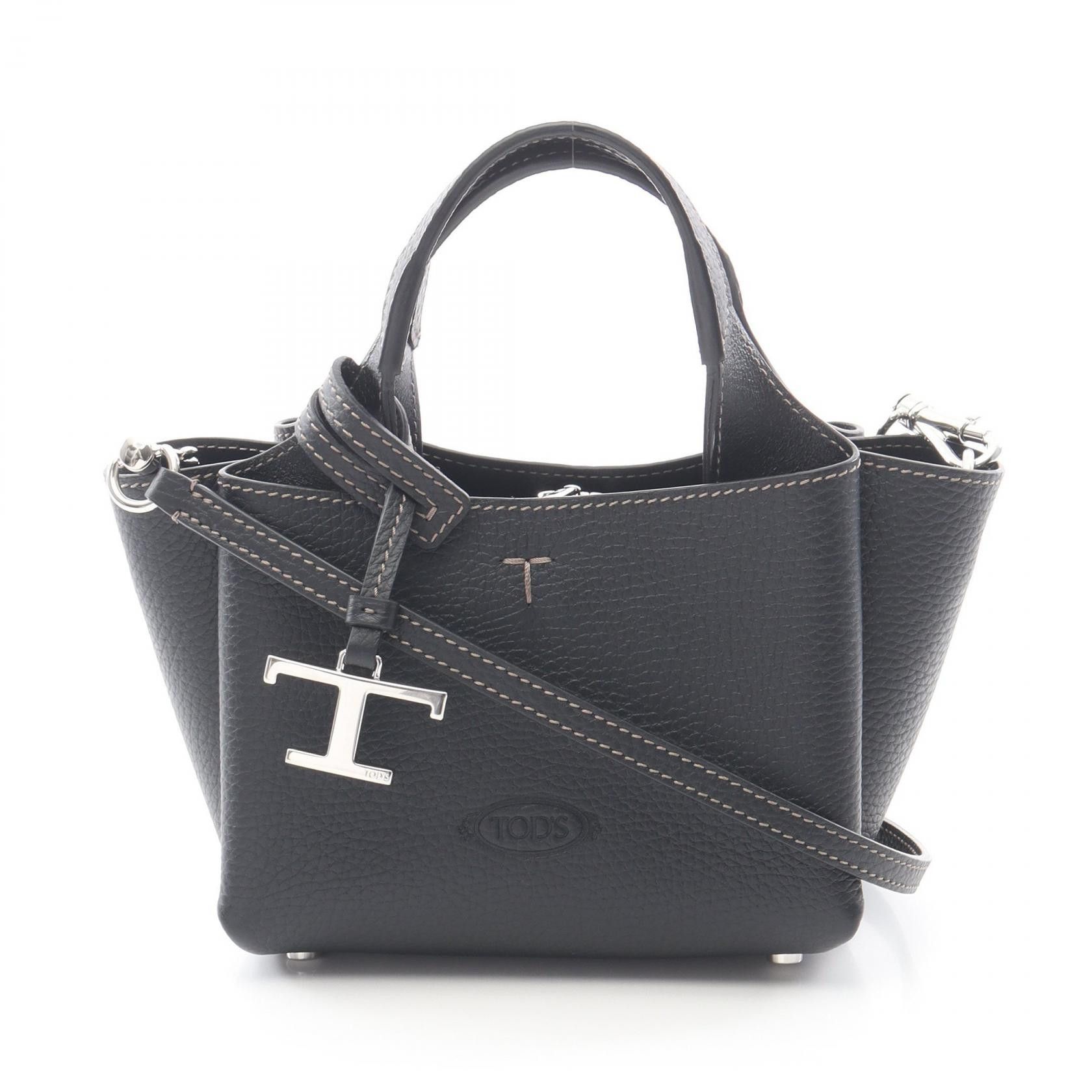 Tod's Tod's Tod's T Timeless Leather Handbag Leather Handbag XBWAPAFL000QRIB999 DUTY FREE for USA Size ONE SIZE - 1 Thumbnail