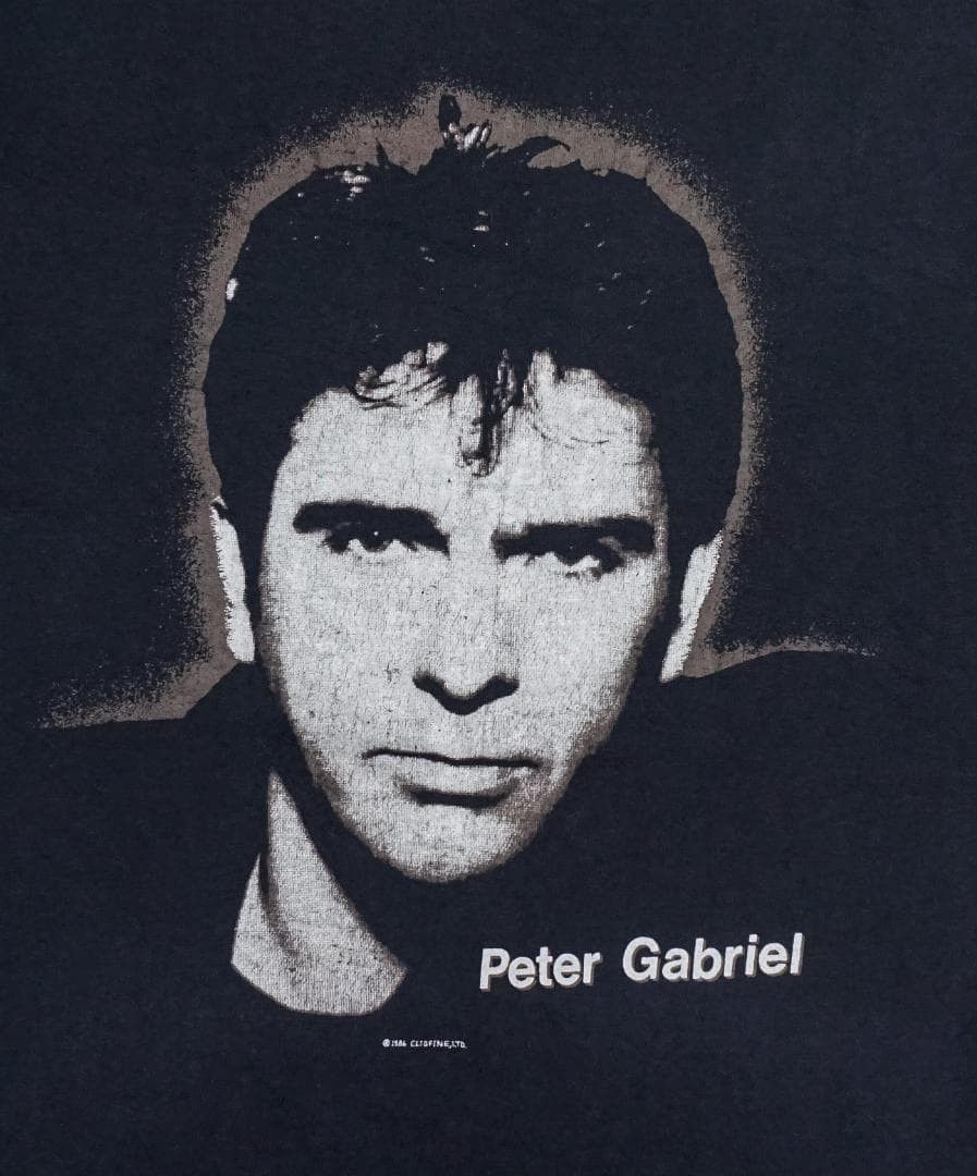 Vintage 80's Peter Gabriel Tシャツ ビンテージ Genesis Size US L / EU 52-54 / 3 - 2 Thumbnail