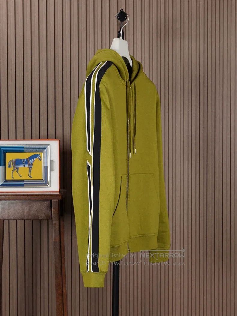 Hermes Hermes Mustard Color Hooded Sportswear Size US L / EU 52-54 / 3 - 3 Thumbnail
