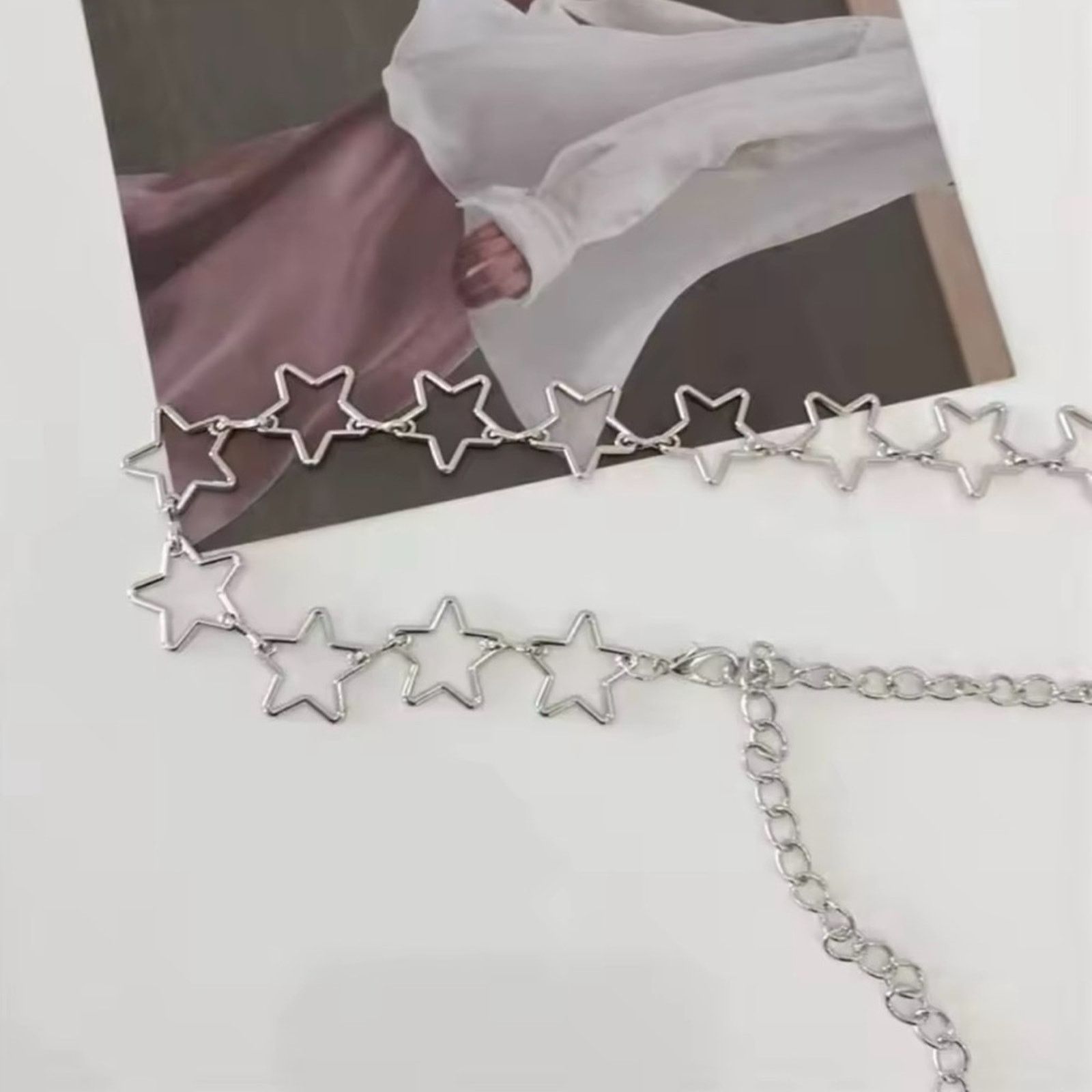 Other Waist Retro Starts Celestial Belt Stars Dress Waist Chain Size ONE SIZE - 3 Thumbnail