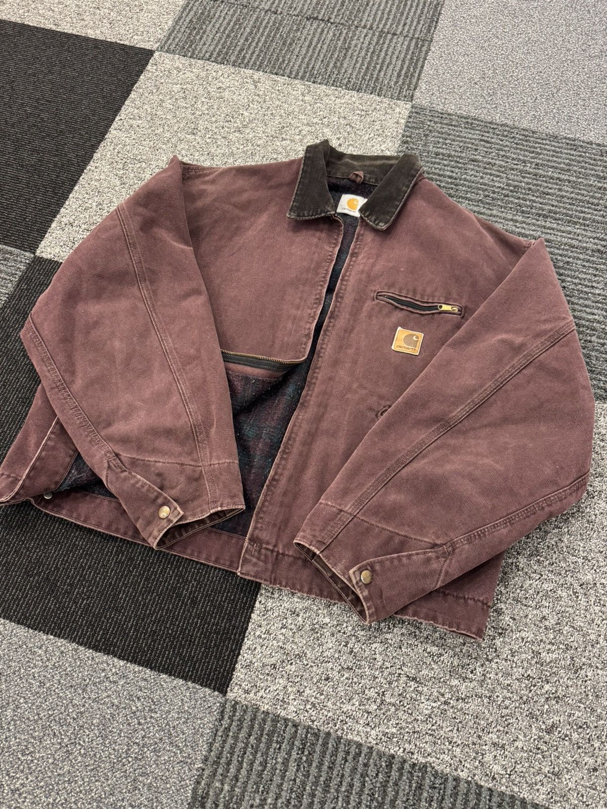 Carhartt Carhartt Detroit Jacket J43 BRG usa vintage og Size US XL / EU 56 / 4 - 2 Thumbnail