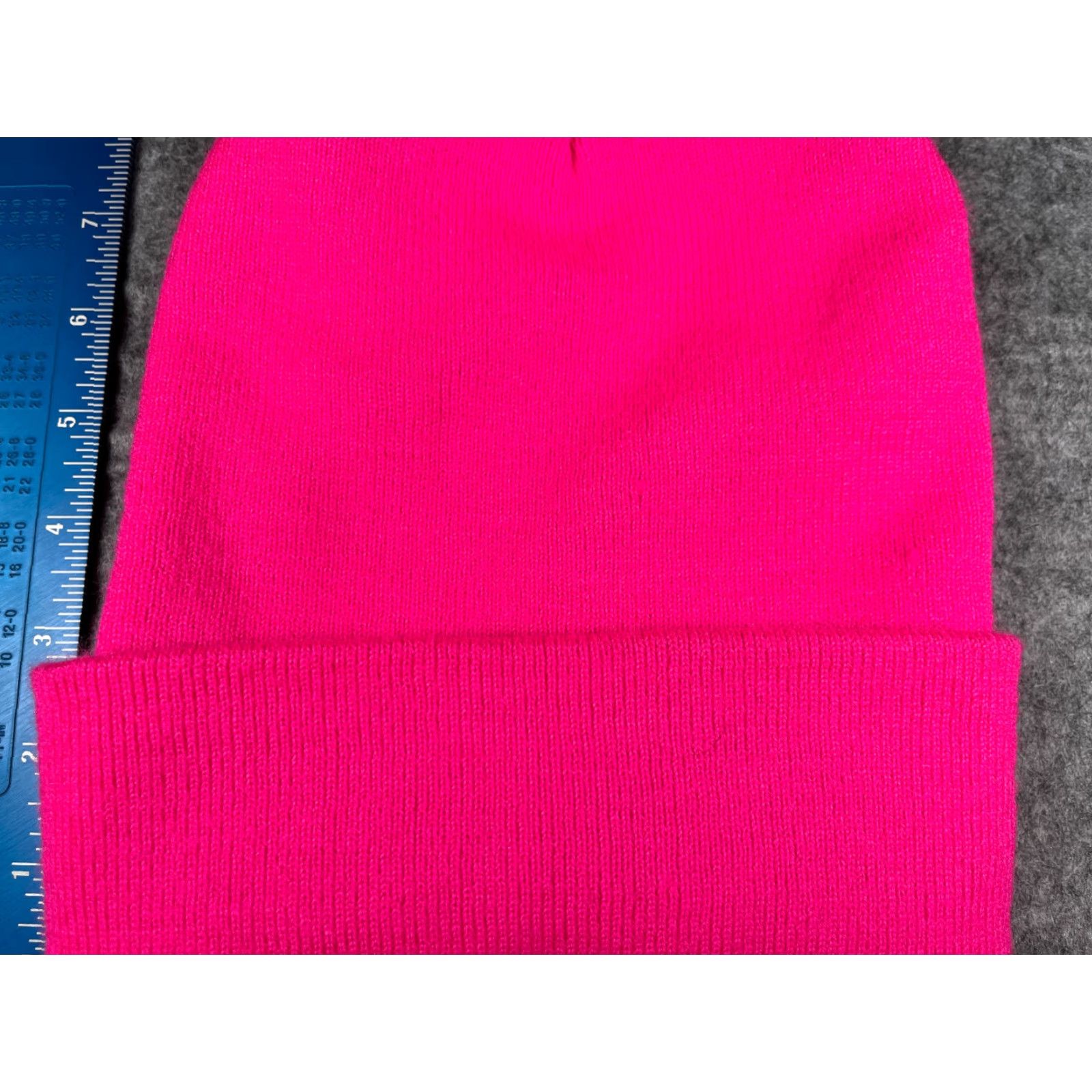 Vintage Gelante Beanie Knit Adult One Size Neon Pink 100% Acrylic Winter Ski Outdoor Unisex Hats Mens Womens Size ONE SIZE - 2 Thumbnail