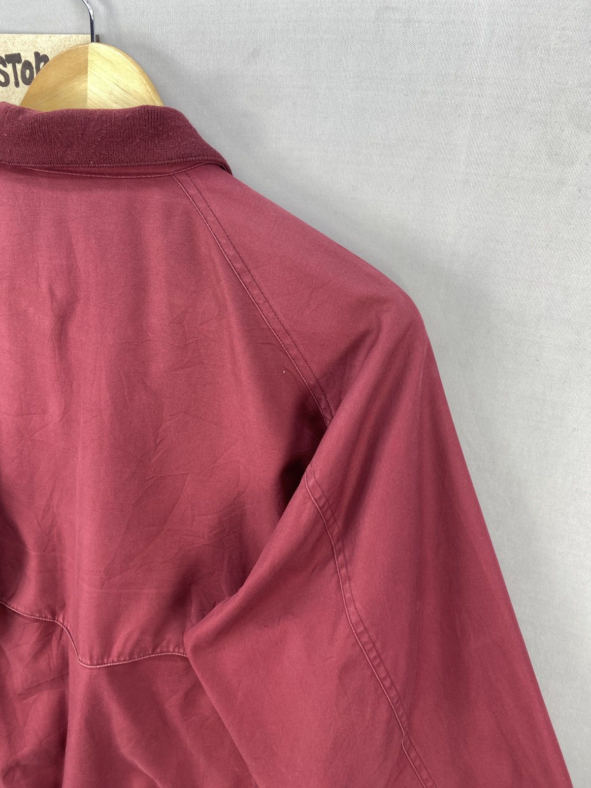 Japanese Brand Crocodile Bomber Style Jacket Maroon Colour Size US L / EU 52-54 / 3 - 5 Thumbnail
