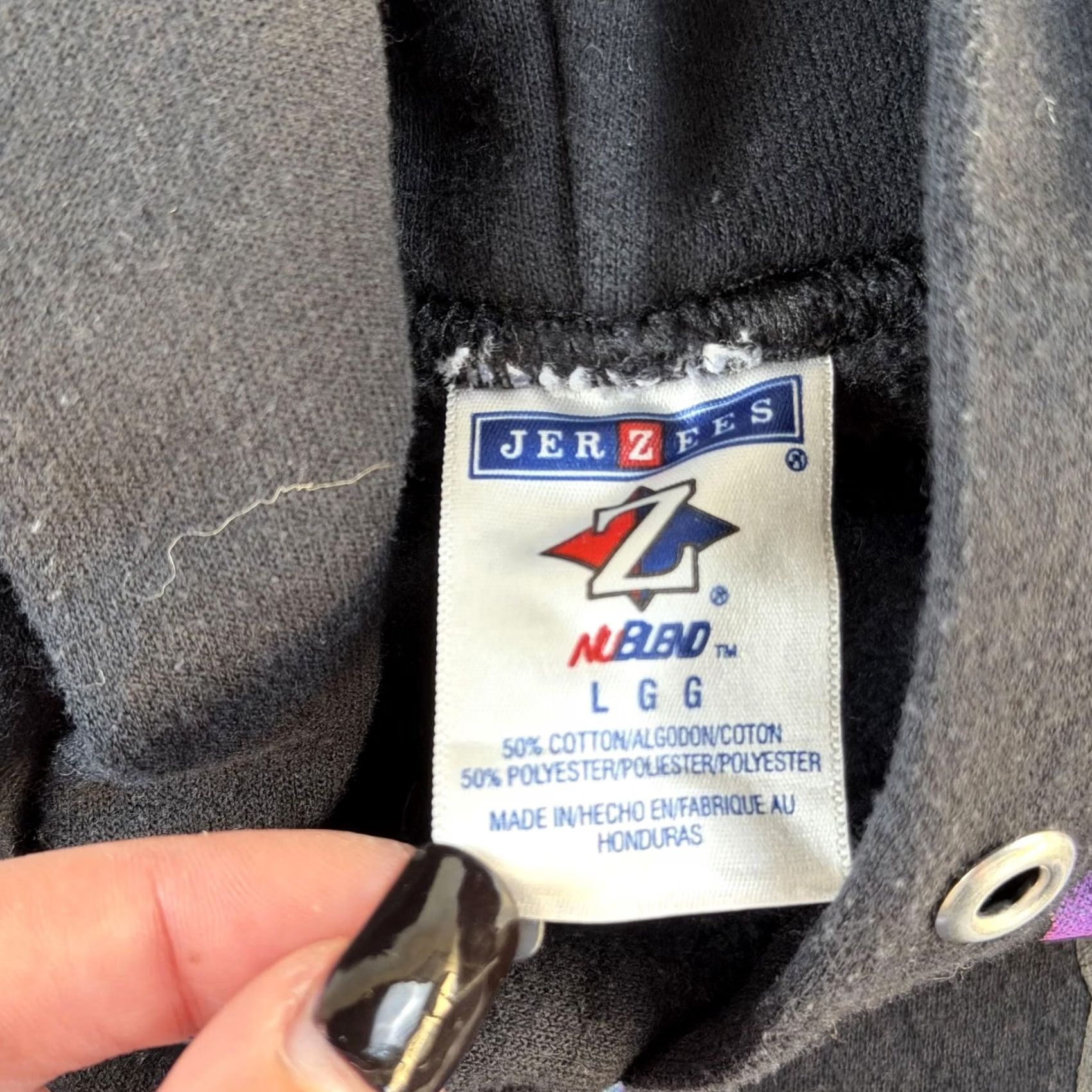 Jerzees Y2K Jerzees Hoodie Mens Large Black Fleece Sweatshirt Ocean City Maryland Size US L / EU 52-54 / 3 - 4 Thumbnail
