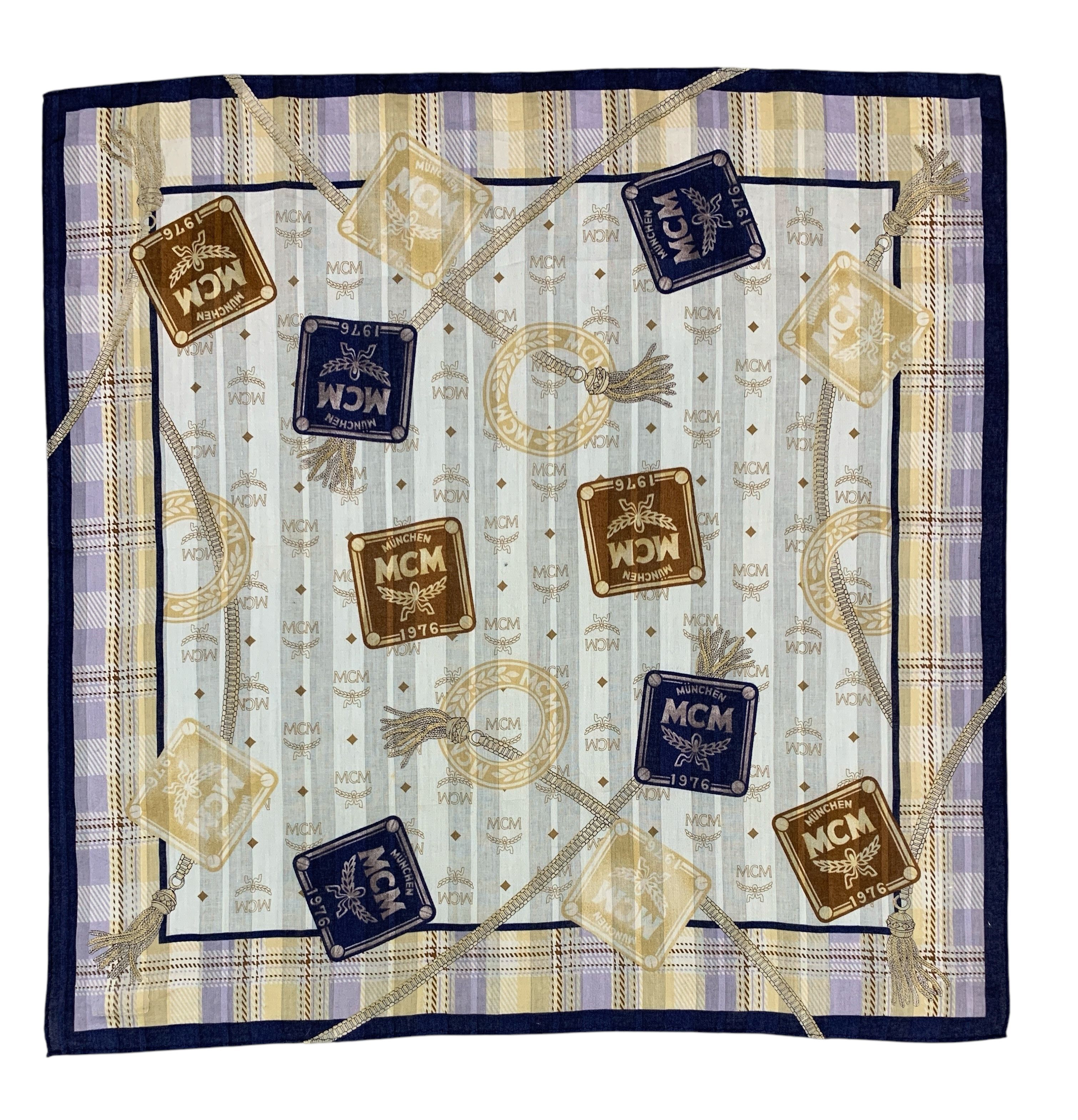 MCM × Vintage Vintage MCM Neckerchief/ Handkerchief - HKA942 Size ONE SIZE - 2 Thumbnail