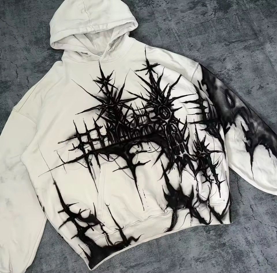 Japanese Brand Dragon Pullover Hoodies Size US M / EU 48-50 / 2 - 2 Thumbnail