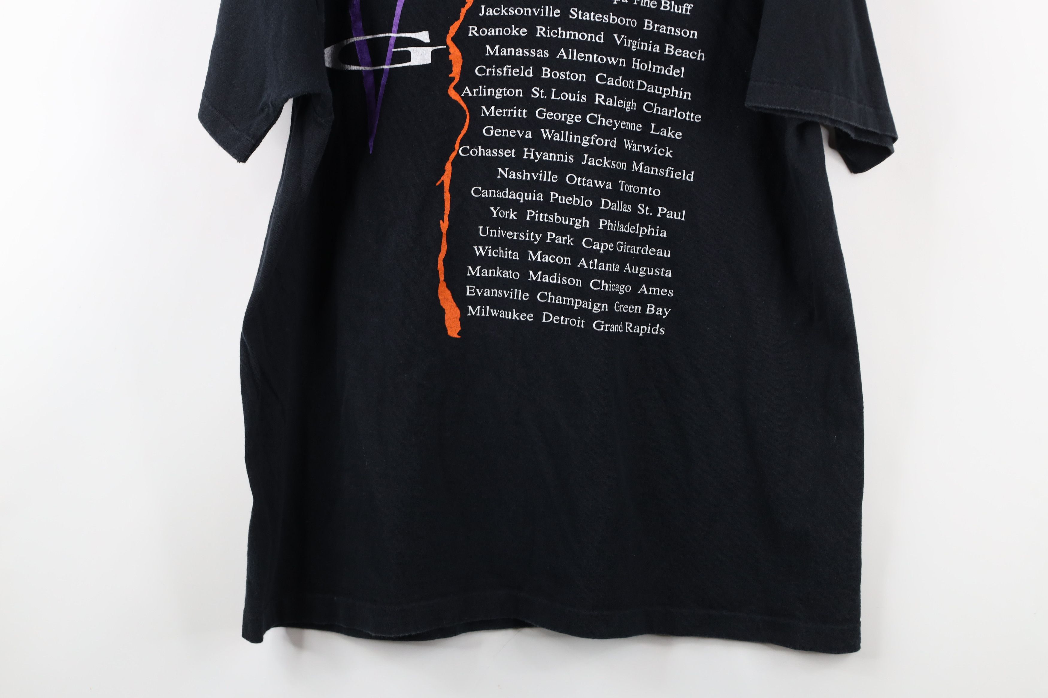 Vintage Vintage 90s Gill Band Short Sleeve T-Shirt Black Cotton USA Size US XL / EU 56 / 4 - 14 Thumbnail