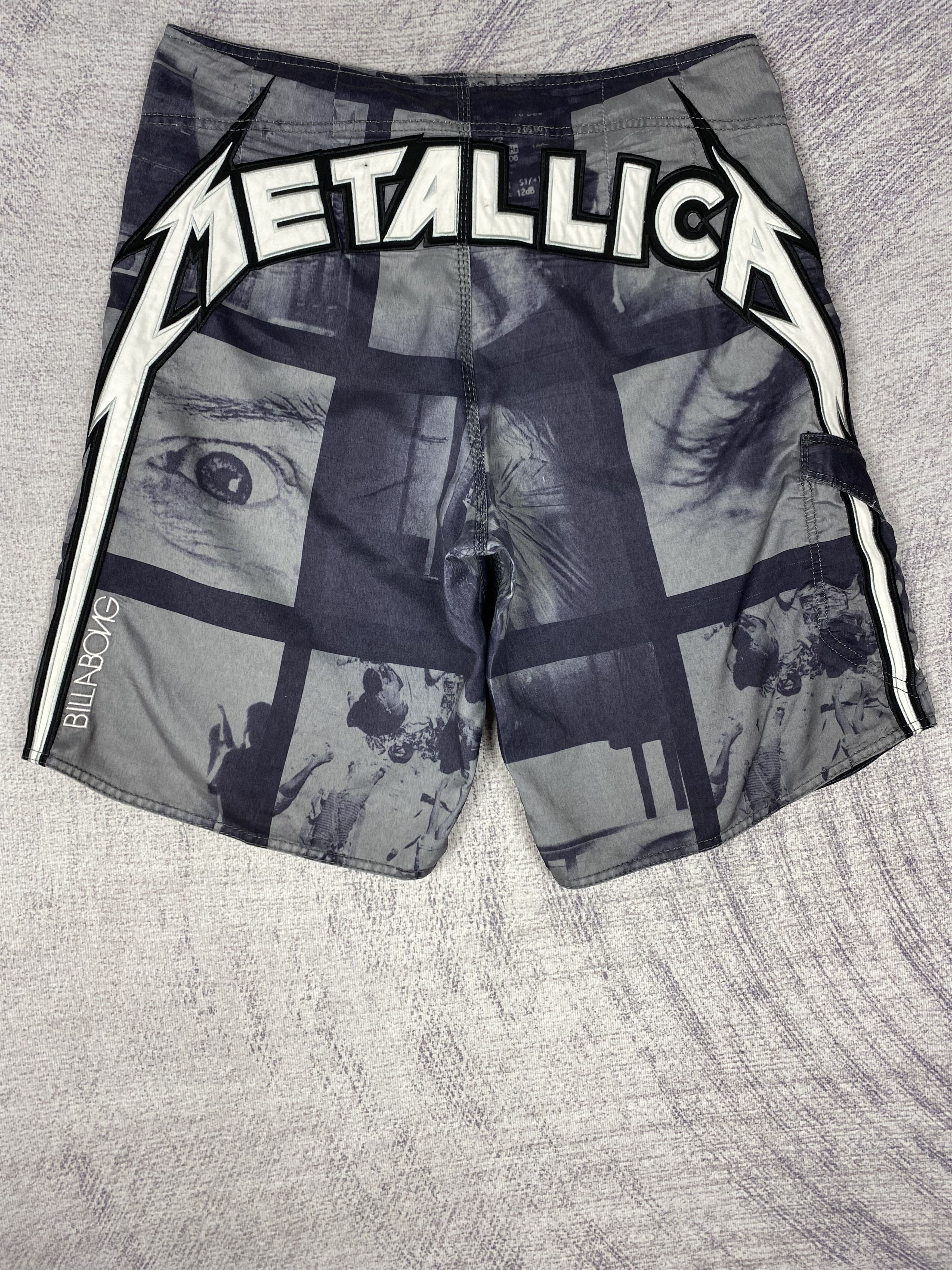 Metallica Vintage Metallica x Billabong Surf Beach Short Pants P0491 Size US 36 / EU 52 - 1 Thumbnail