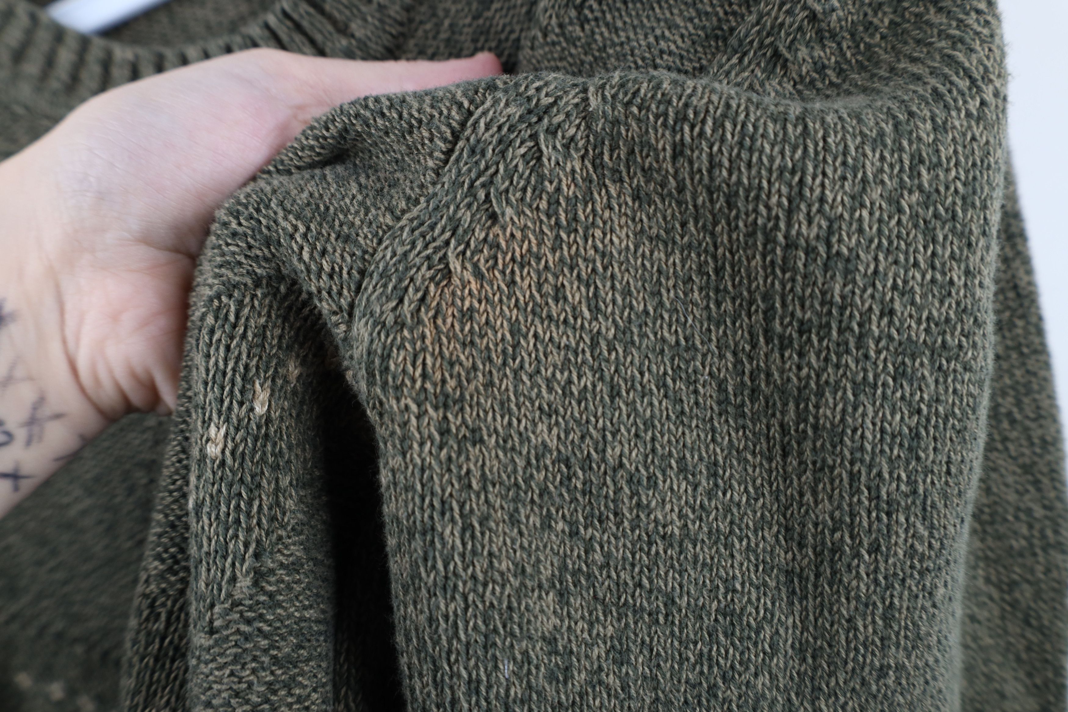 Vintage Vintage 90s Streetwear Argyle Diamond Knit Crewneck Sweater Size US L / EU 52-54 / 3 - 8 Thumbnail