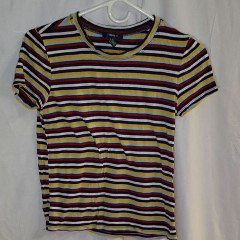 Forever 21 Forever 21 Multi Color Short Sleeve Shirt Size Medium Size M / US 6-8 / IT 42-44 - 2 Thumbnail