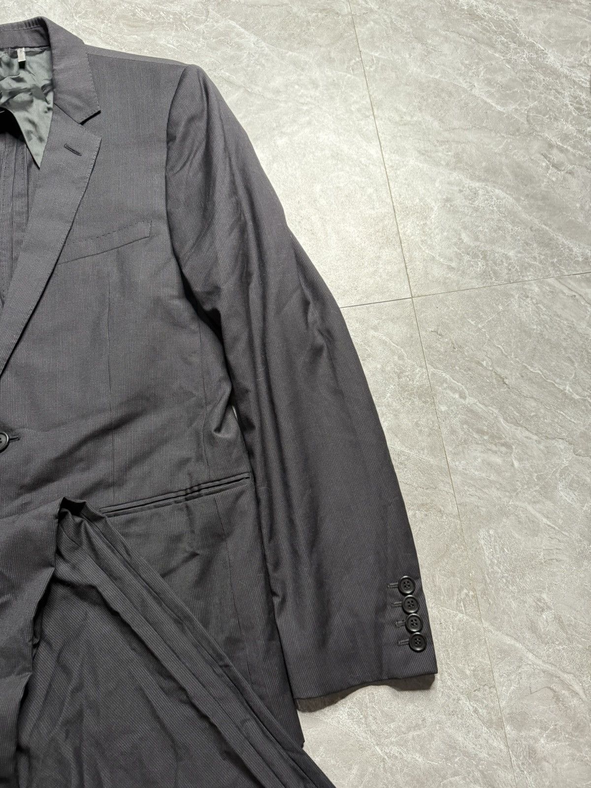 Dior Dior By Hedi Slimane S/S 06 Pinstripe Slim 2B Suit Size 50S - 5 Thumbnail