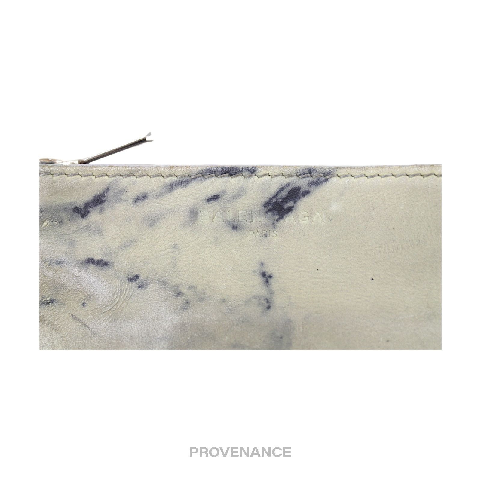 Balenciaga 🔴 Balenciaga Marble Zip Wallet - Black/Off-White Size ONE SIZE - 6 Thumbnail