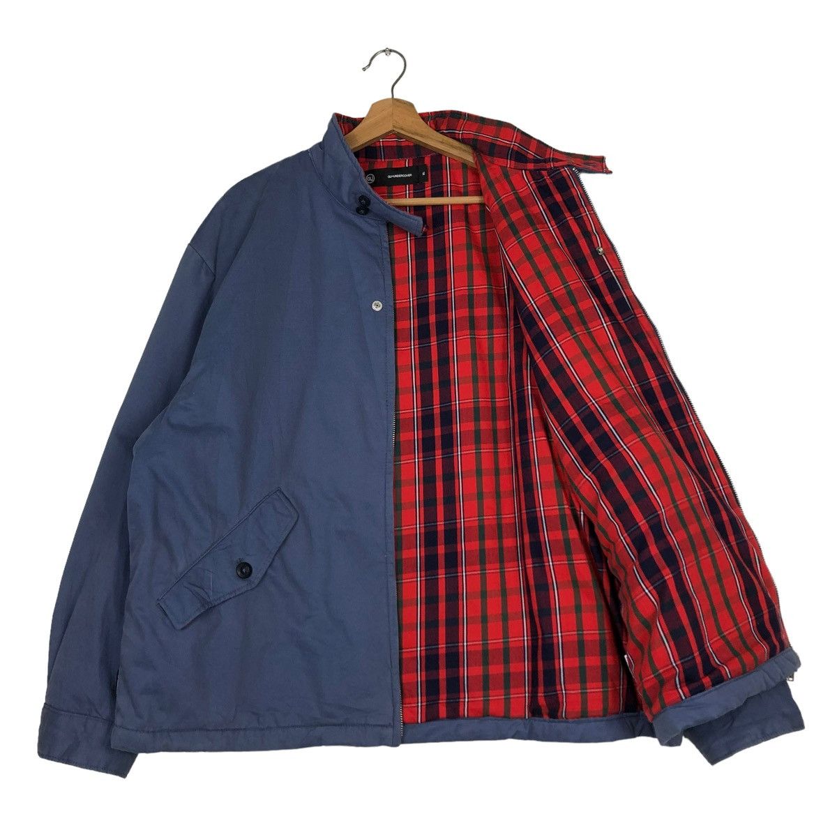 Undercover 🔥BOMBER JACKET GU UNDERCOVER TARTAN DESIGN CHECK Size US XL / EU 56 / 4 - 11 Thumbnail