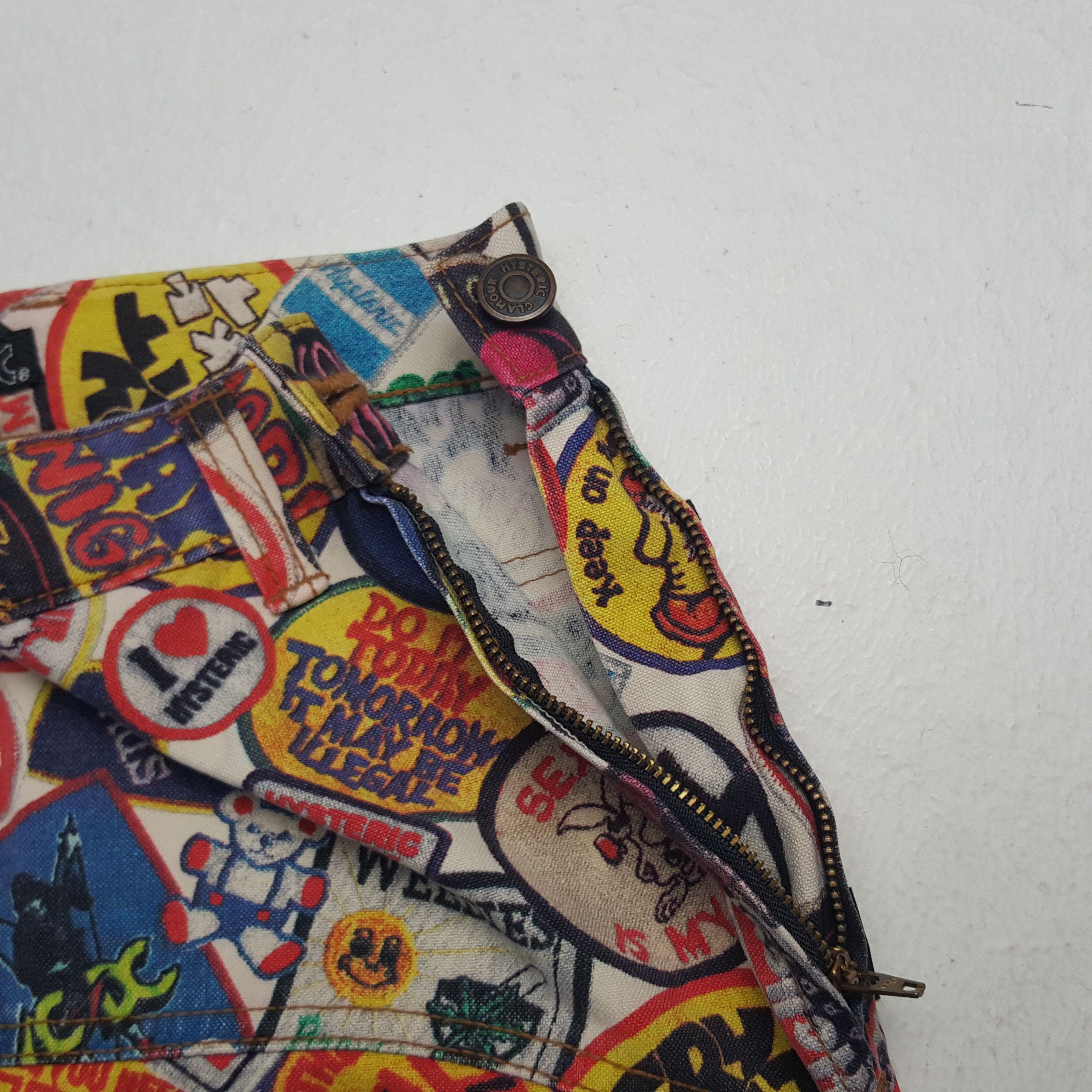 Hysteric Glamour × Vintage Vintage Hysteric Glamour Japanese Brand Fullprint Skirts Size 26" / US 2 / IT 38 - 11 Thumbnail
