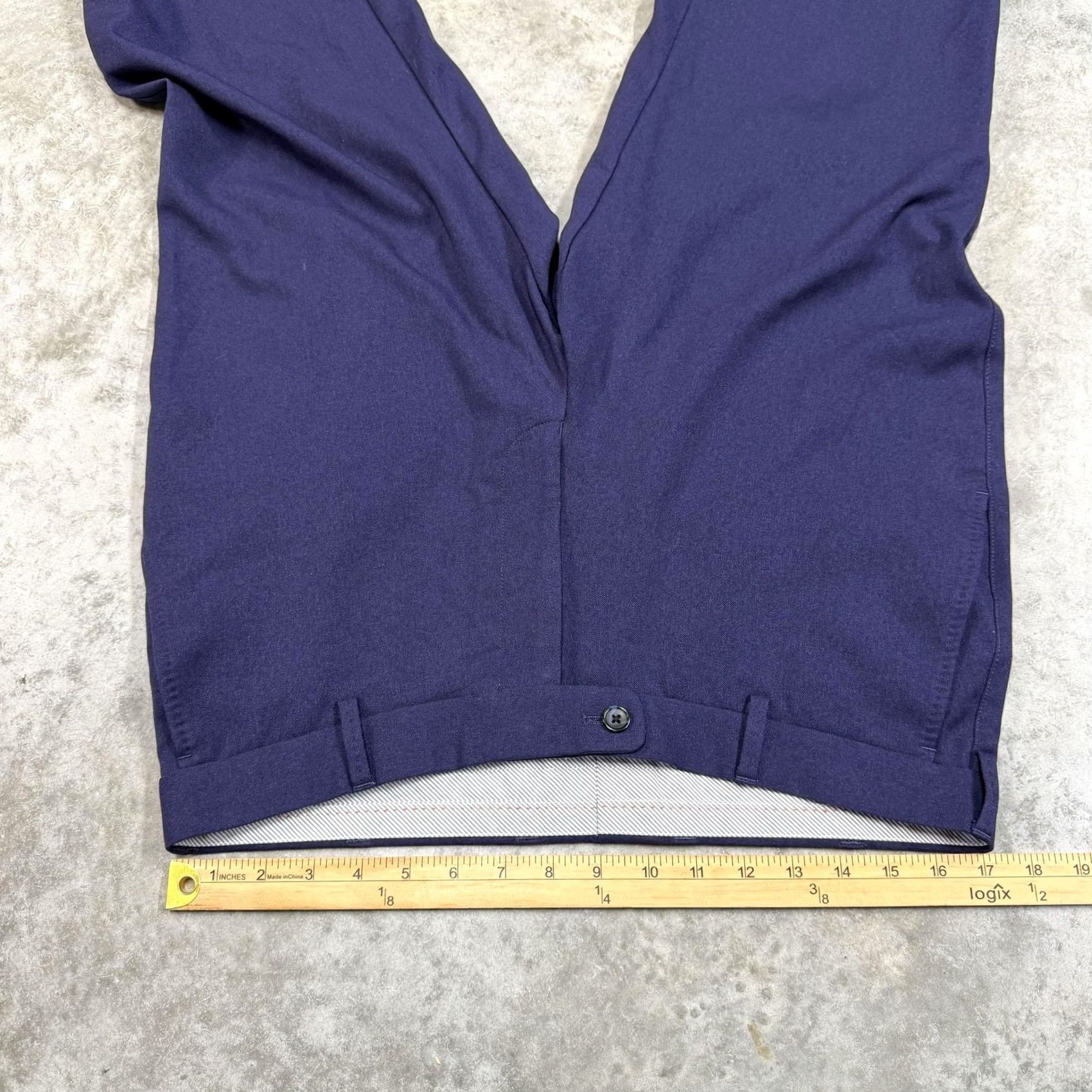 Peter Millar Peter Millar Crown Sport Khakis Pants Mens 34x32 Blue Polyester Golf Performance Pockets Straight 34 32 Regular Vintage: No Size US 34 / EU 50 - 7 Thumbnail