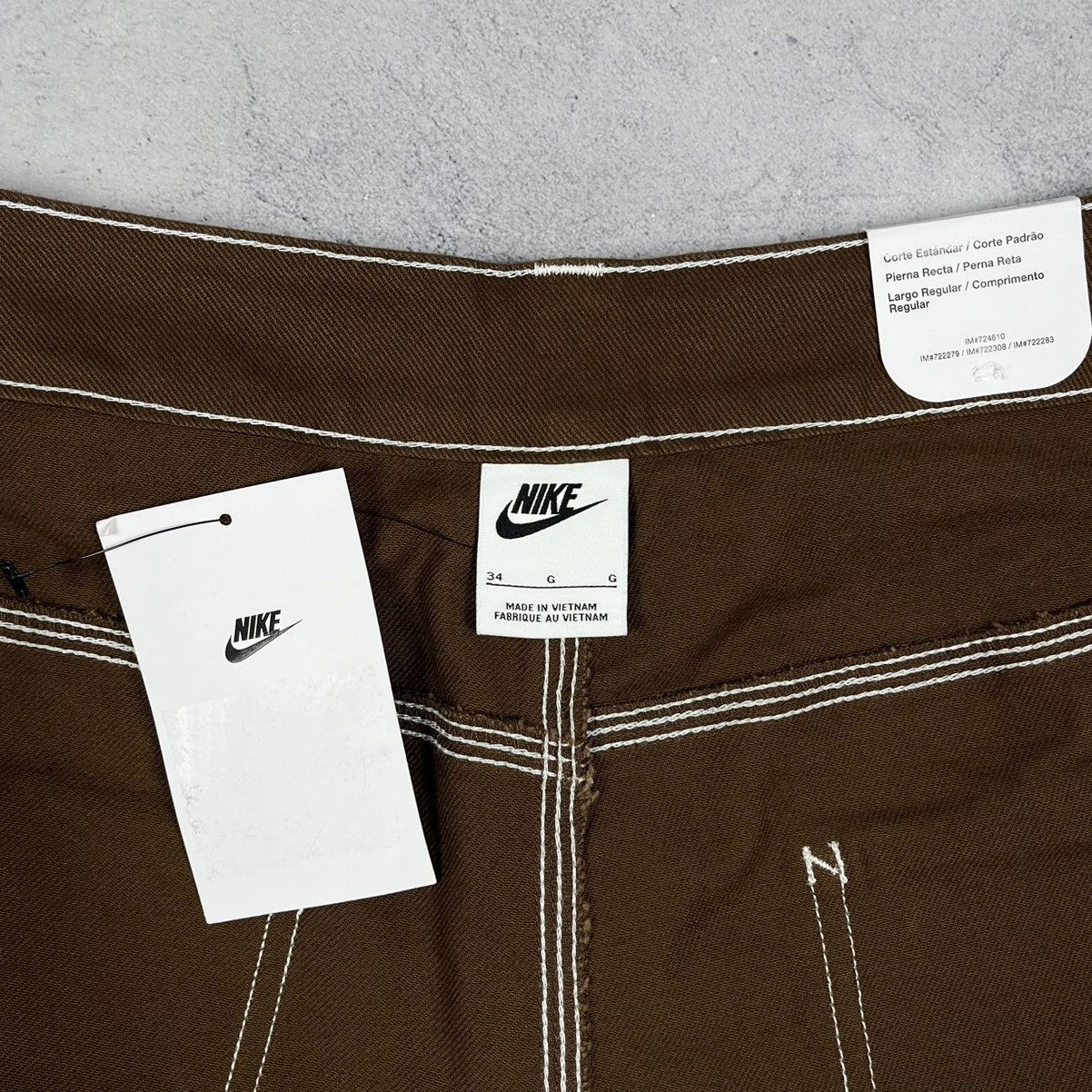 NWT Nike carpenter cargo brown pants