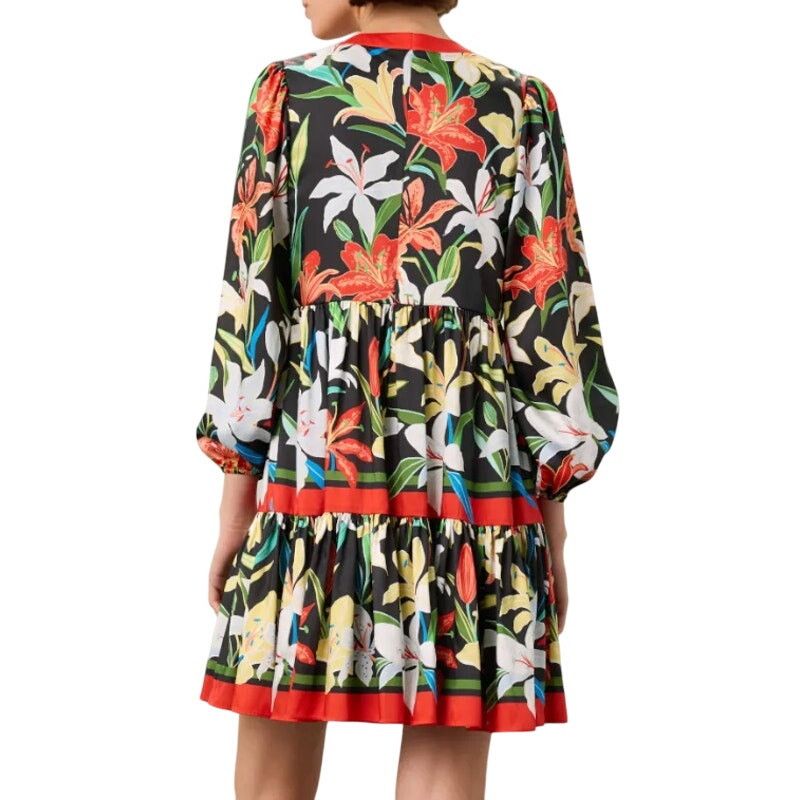 Kate Spade Kate Spade New York Summer Lilies Twill Dress Multi, Size L Size L / US 10 / IT 46 - 3 Thumbnail