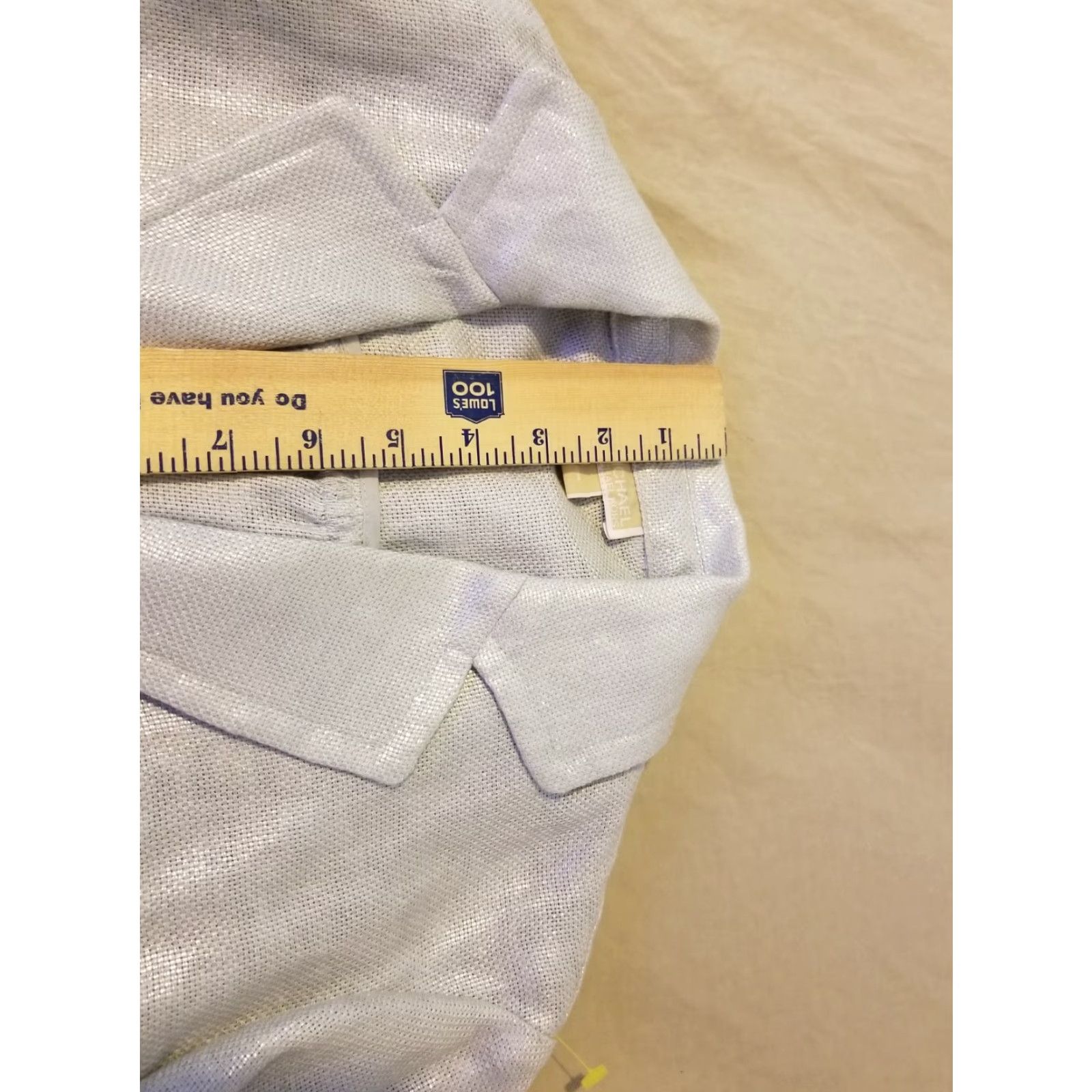 Michael Kors Womens Michael Kors Linen Jacket Blazer 8 Gray Jacket Blazer Casual Fall Spring Women Mens? Size M / US 6-8 / IT 42-44 - 4 Thumbnail
