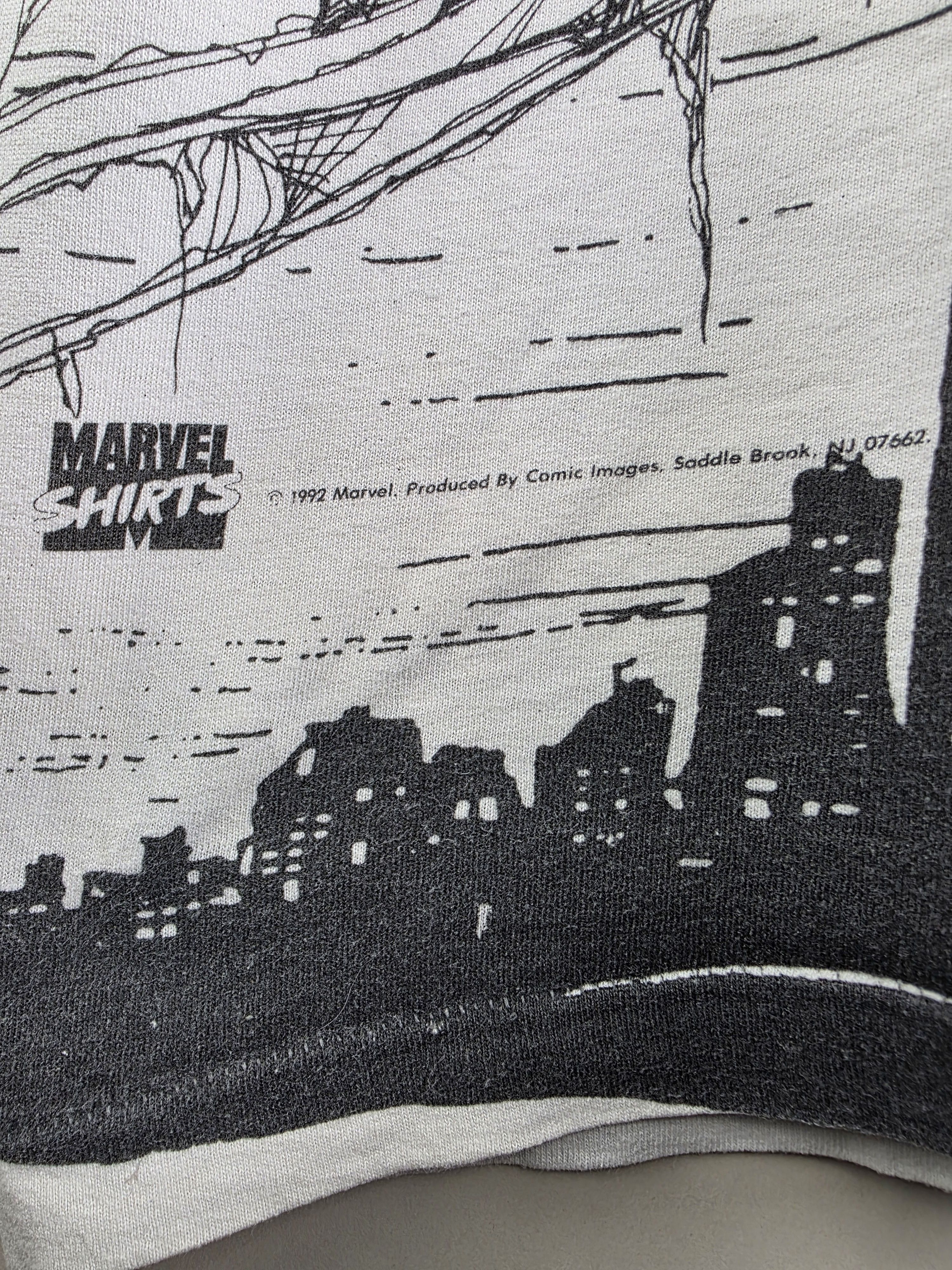 Vintage 1992 Marvel Comics Spiderman Megaprint 90s XL 23.5" 30.5" Size US XL / EU 56 / 4 - 3 Thumbnail