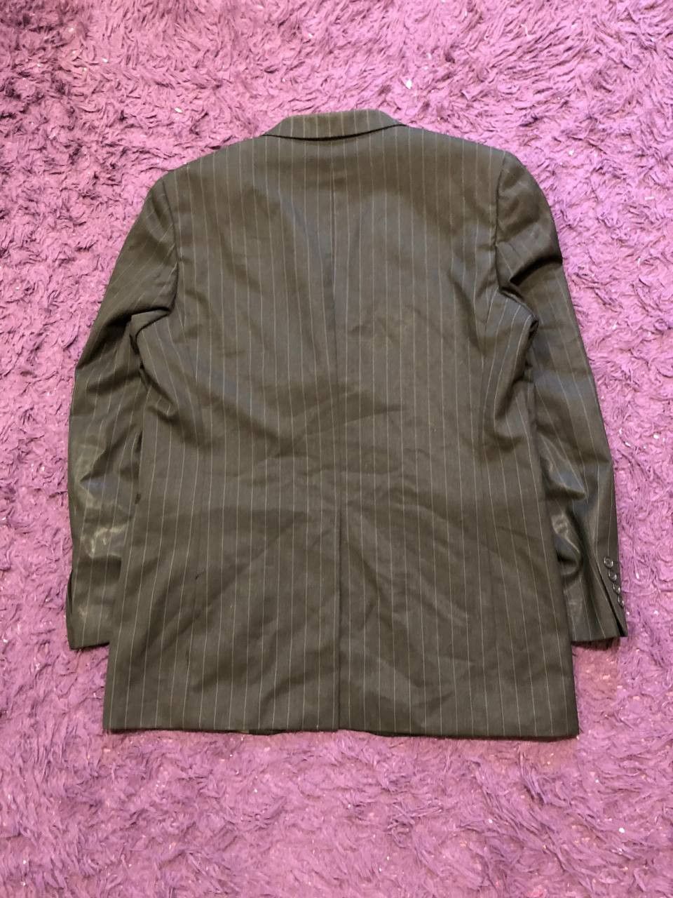 Yves Saint Laurent Vintage Y2K Yves Saint Laurent luxury striped Size 50R - 18 Thumbnail
