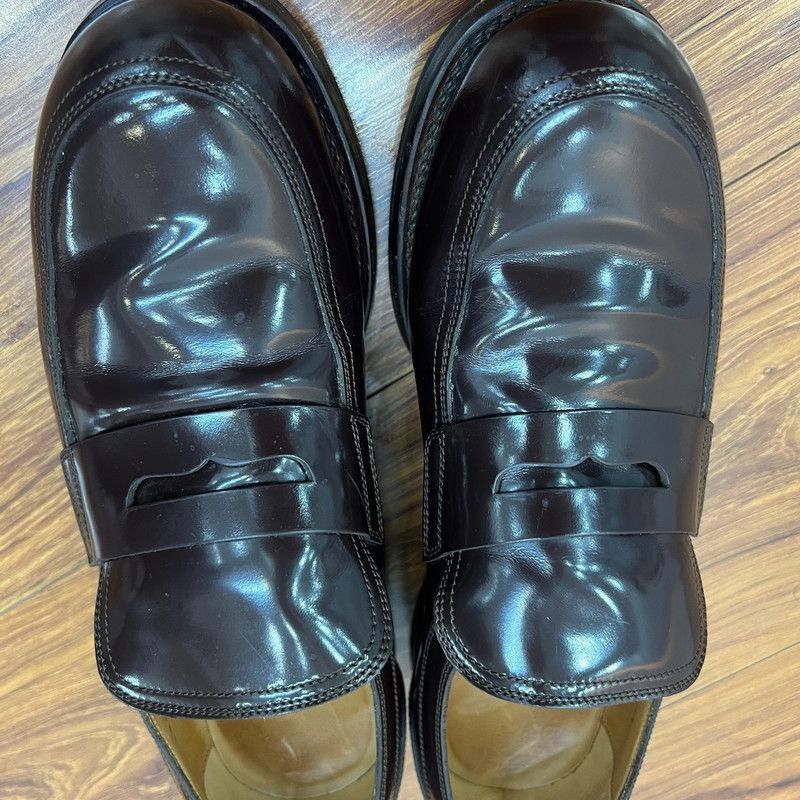Gucci Gucci Brown Leather Casual Loafers for Men -2508 Size US 8.5 / EU 41-42 - 4 Thumbnail