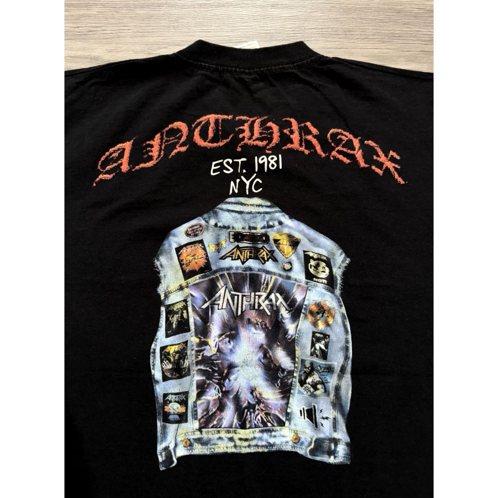Fruit Of The Loom Anthrax Spreading The Disease Black Short Sleeve T Shirt M Mens Shirt Size US M / EU 48-50 / 2 - 4 Thumbnail