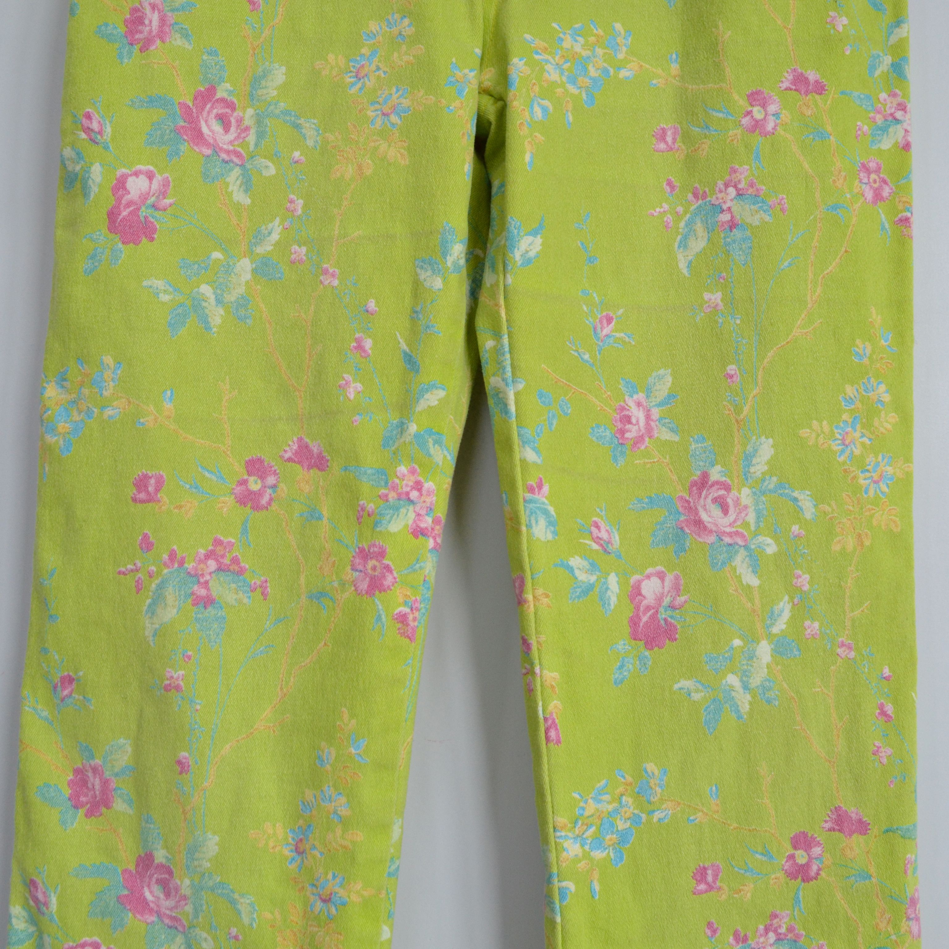 Roberto Cavalli Roberto Cavalli Jeans Pants Floral Print Denim Flower 90s Size 30" / US 8 / IT 44 - 5 Thumbnail