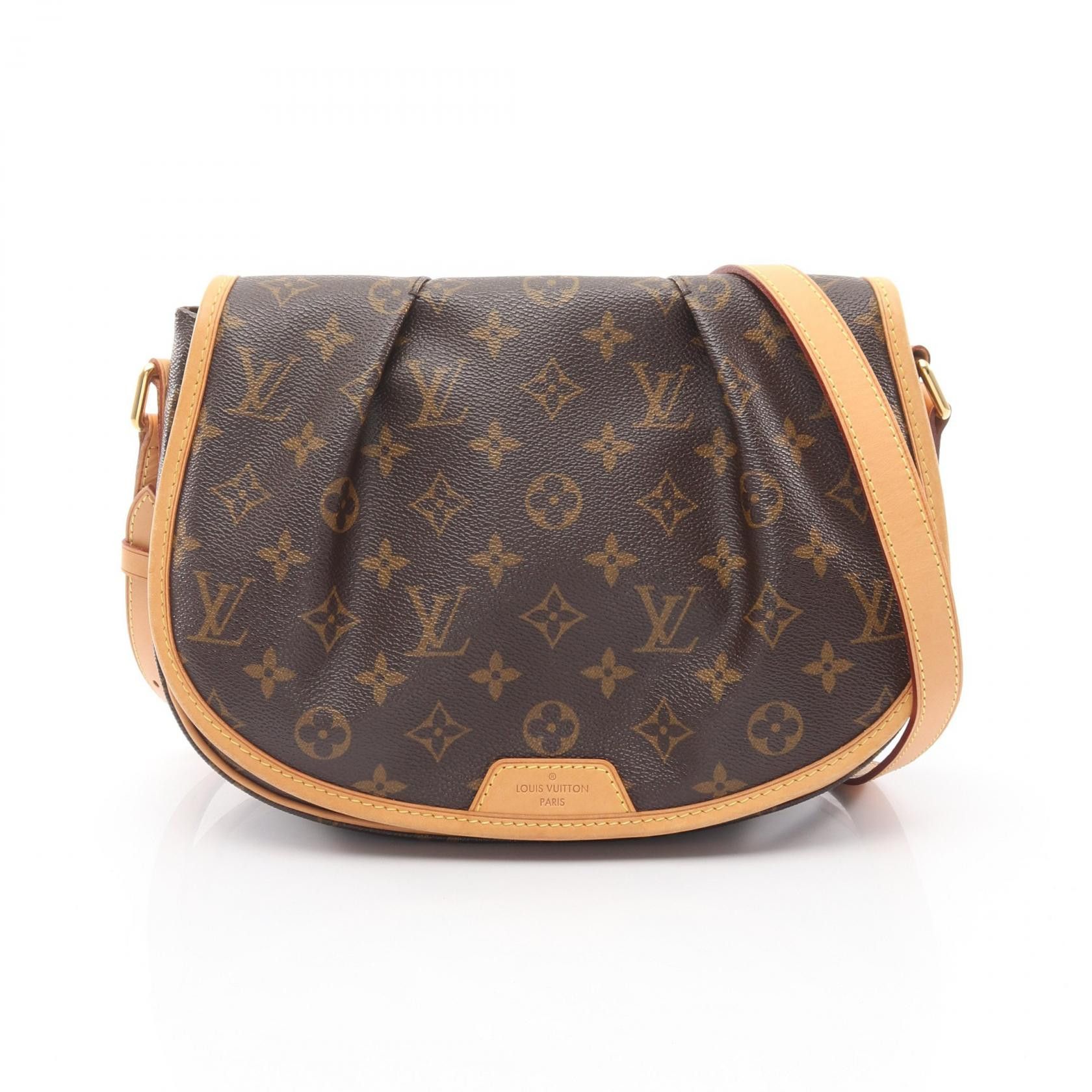 Louis Vuitton Louis Vuitton Louis Vuitton Menilmontant PM Monogram Shoulder Bag Textile Shoulder Bag M40474 DUTY FREE for USA Size ONE SIZE - 1 Thumbnail