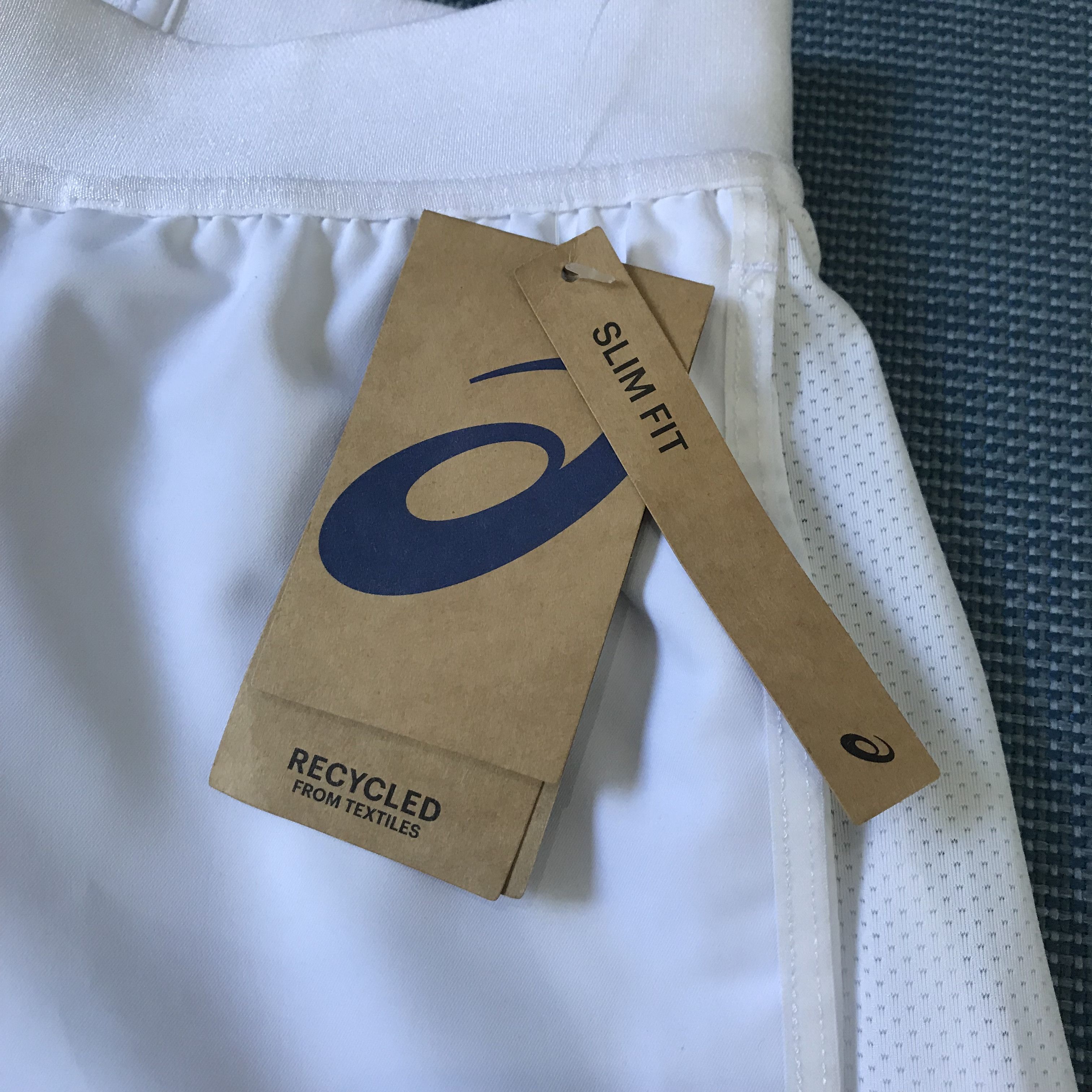 Asics Asics Men Match 7in Short White Tennis Padel Sports Shorts Size US 31 - 3 Thumbnail