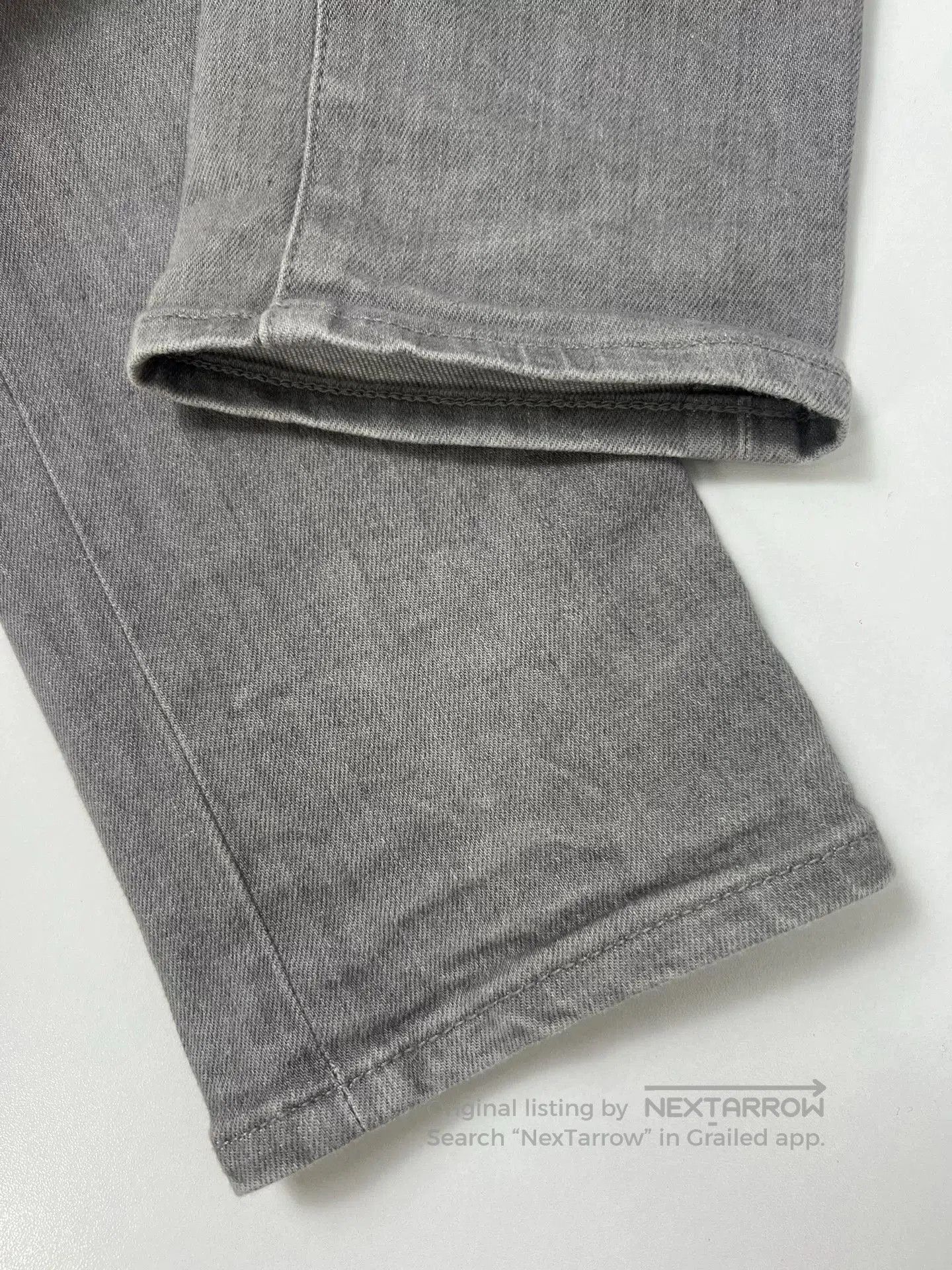 Saint Laurent Paris Saint Laurent Light Gray Denim Pants. Size US 32 / EU 48 - 4 Thumbnail